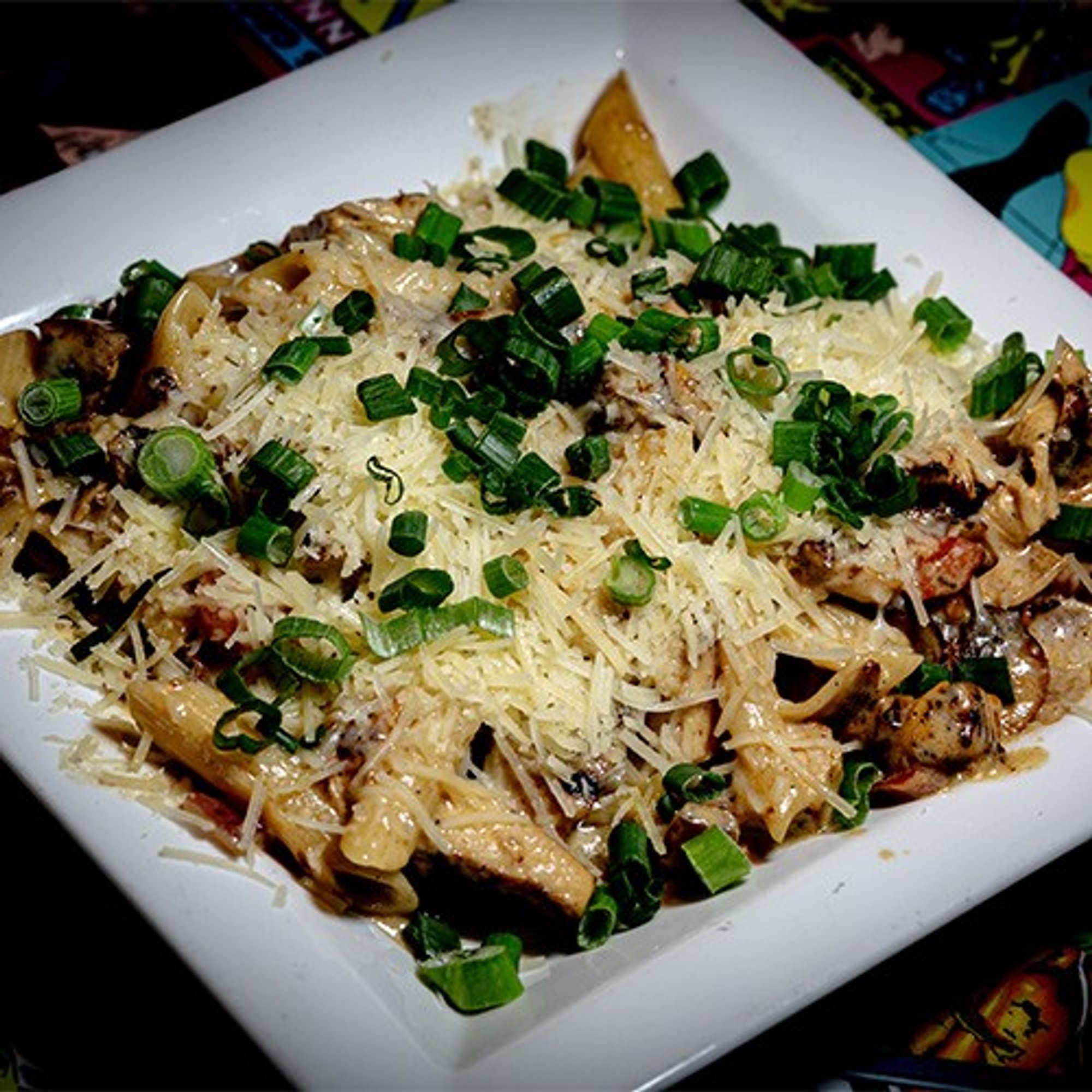 The "A" in Alfredo Pasta