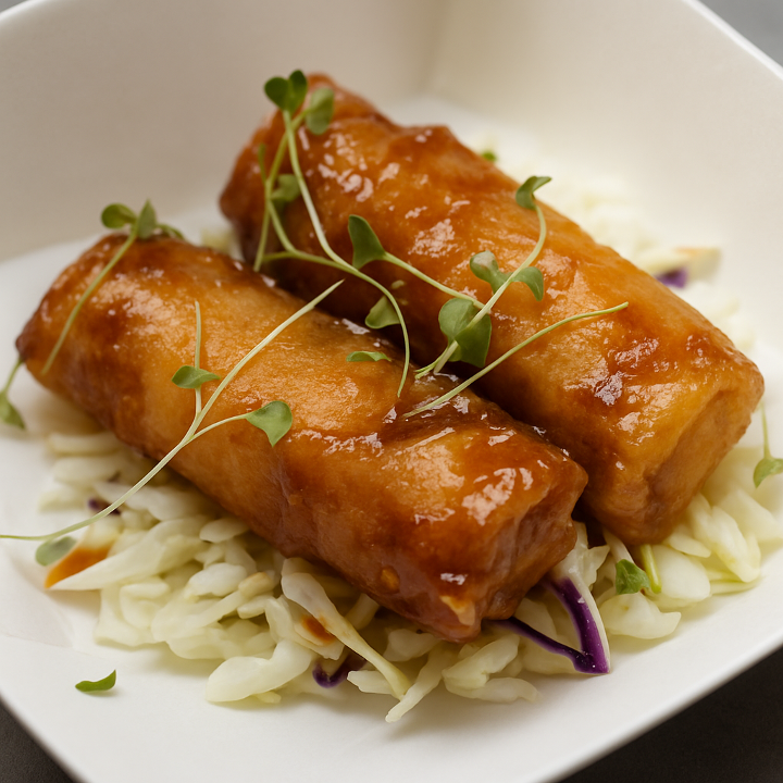 Glazed Spring Rolls