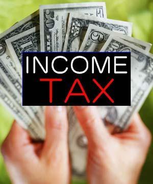 Flyer of income tax time
