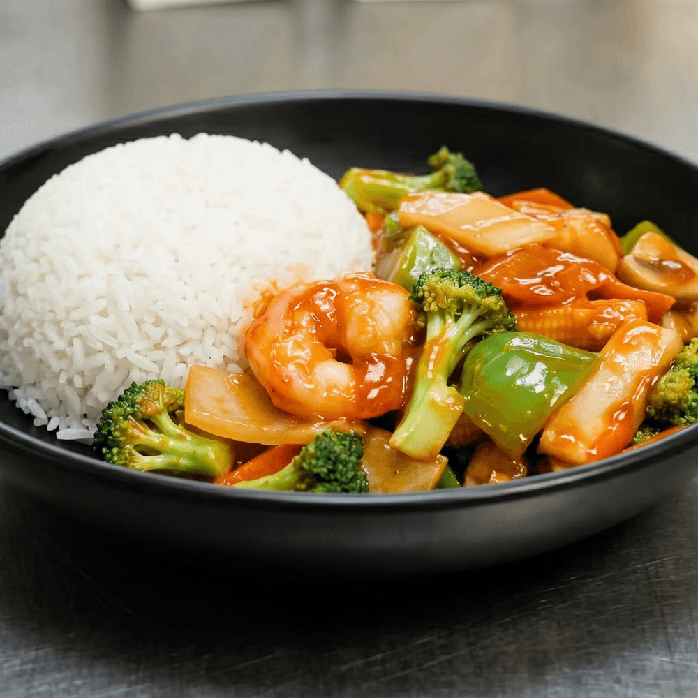 Shrimp in Hot Garlic Sauce