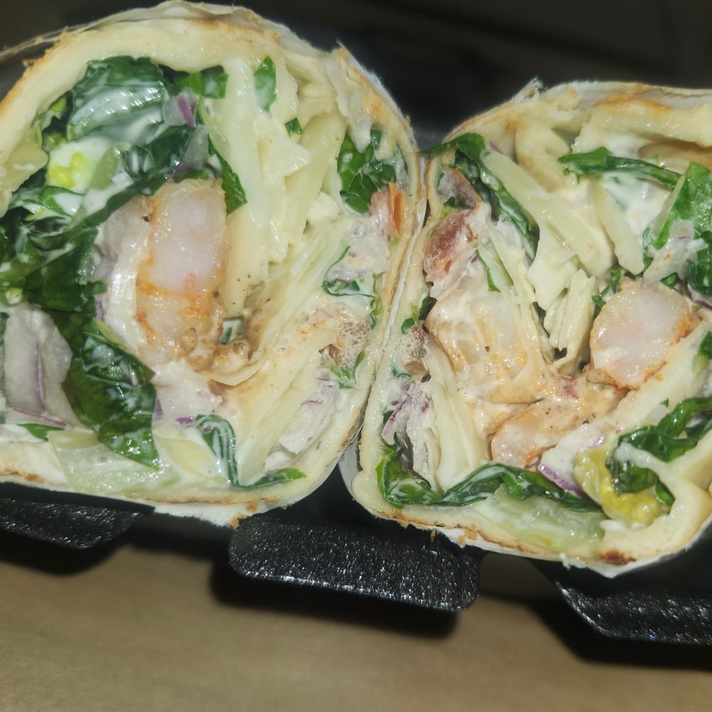 Shrimp Caesar Wrap