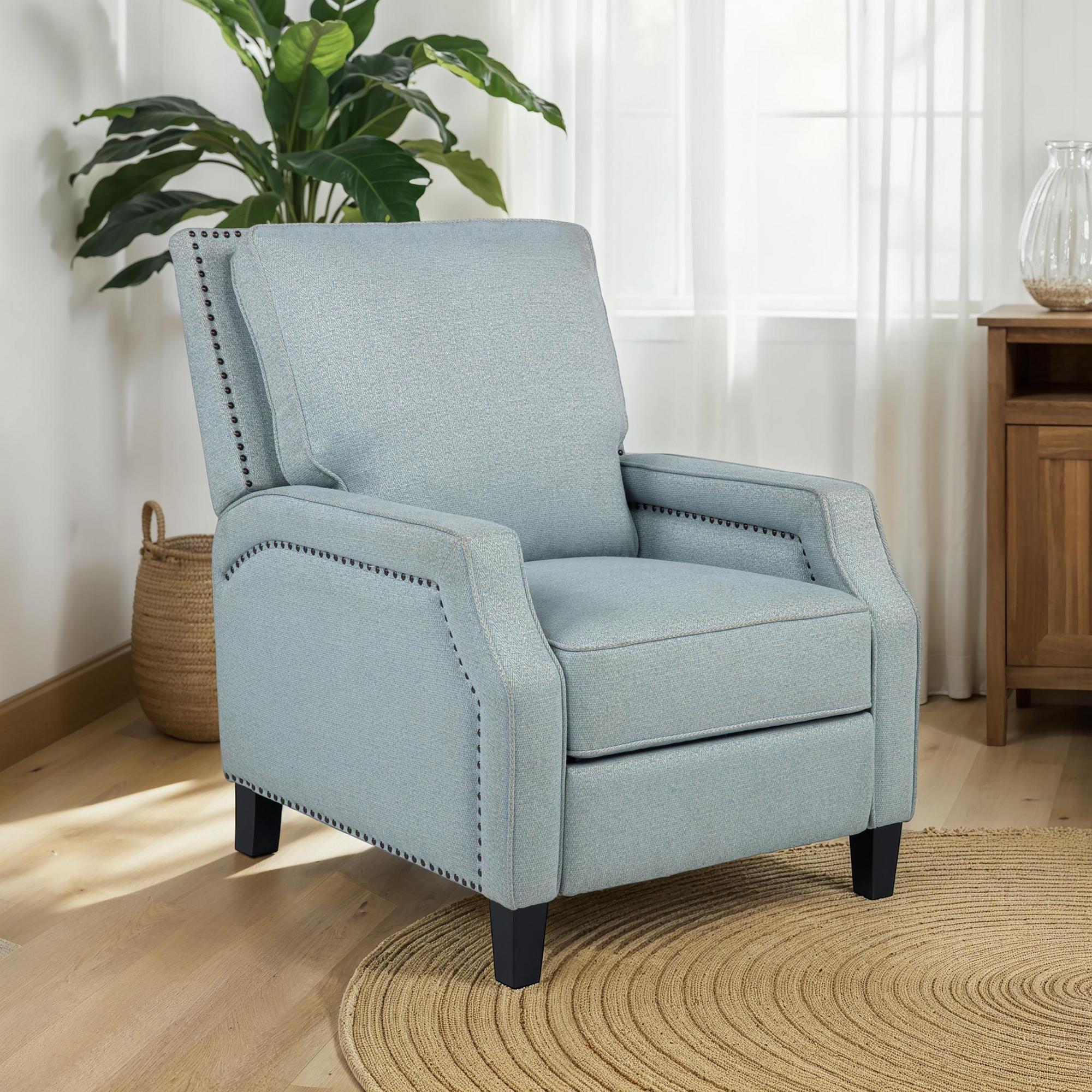 Portico Fabric Push Back Recliner