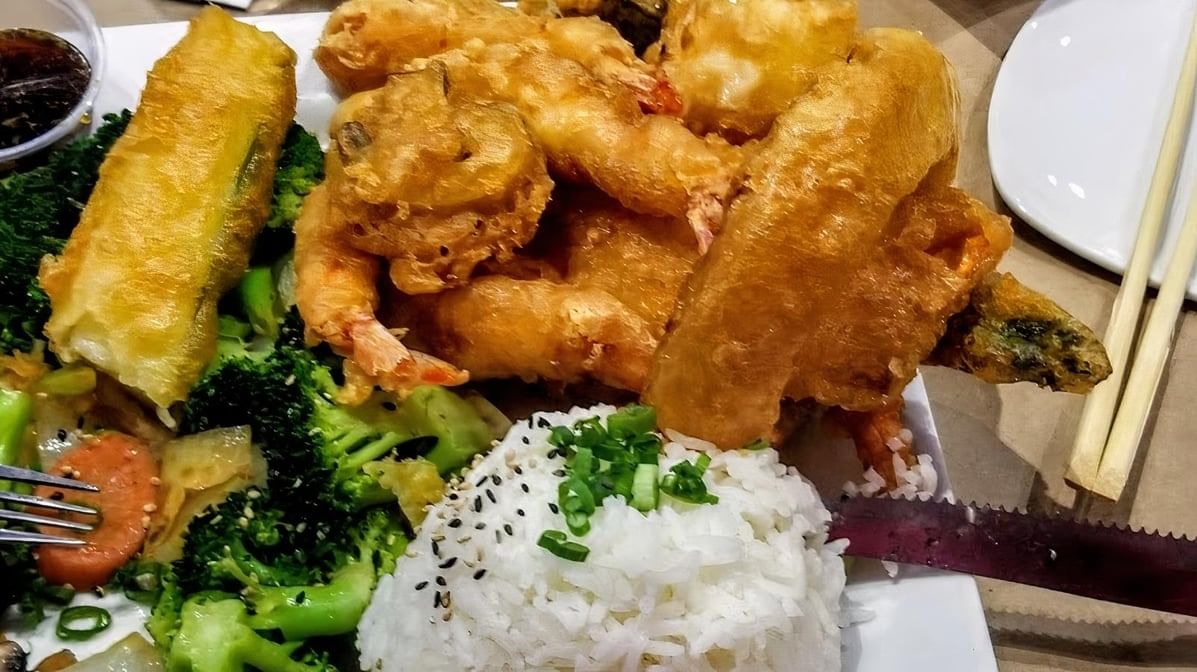 Seafood Tempura Dinner