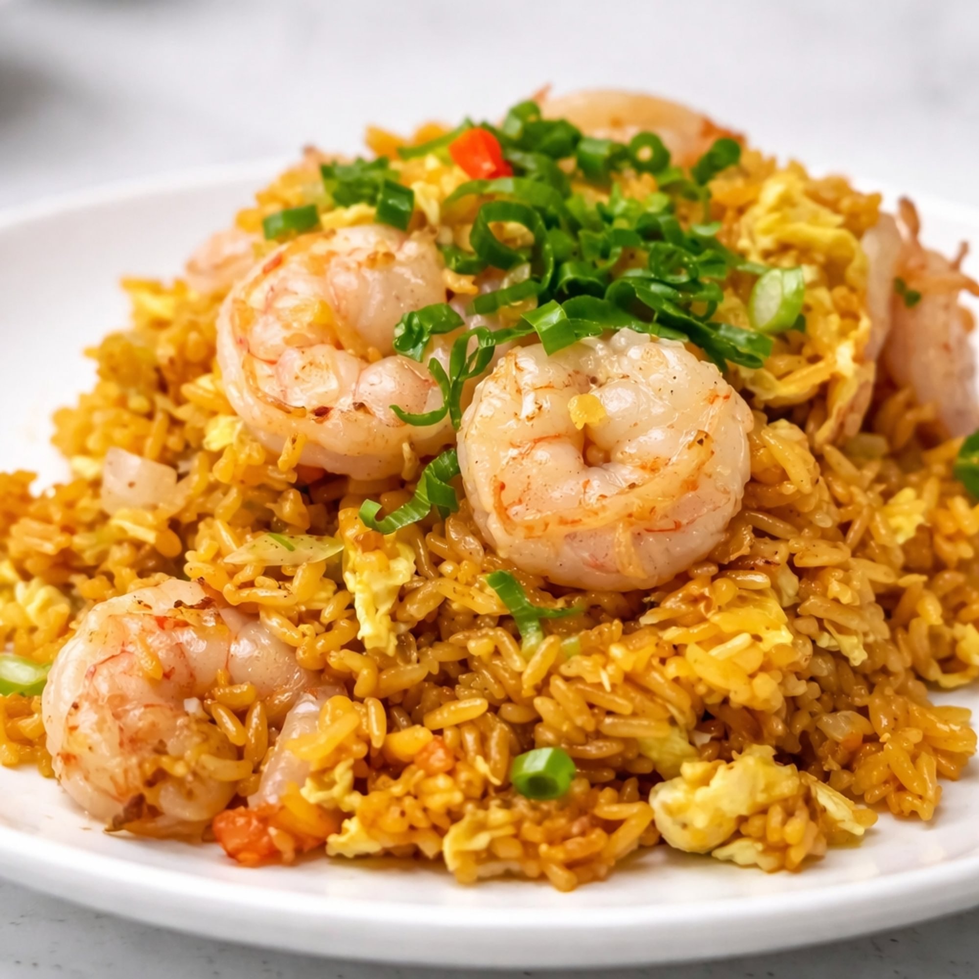 (L) Shrimp Fried Rice