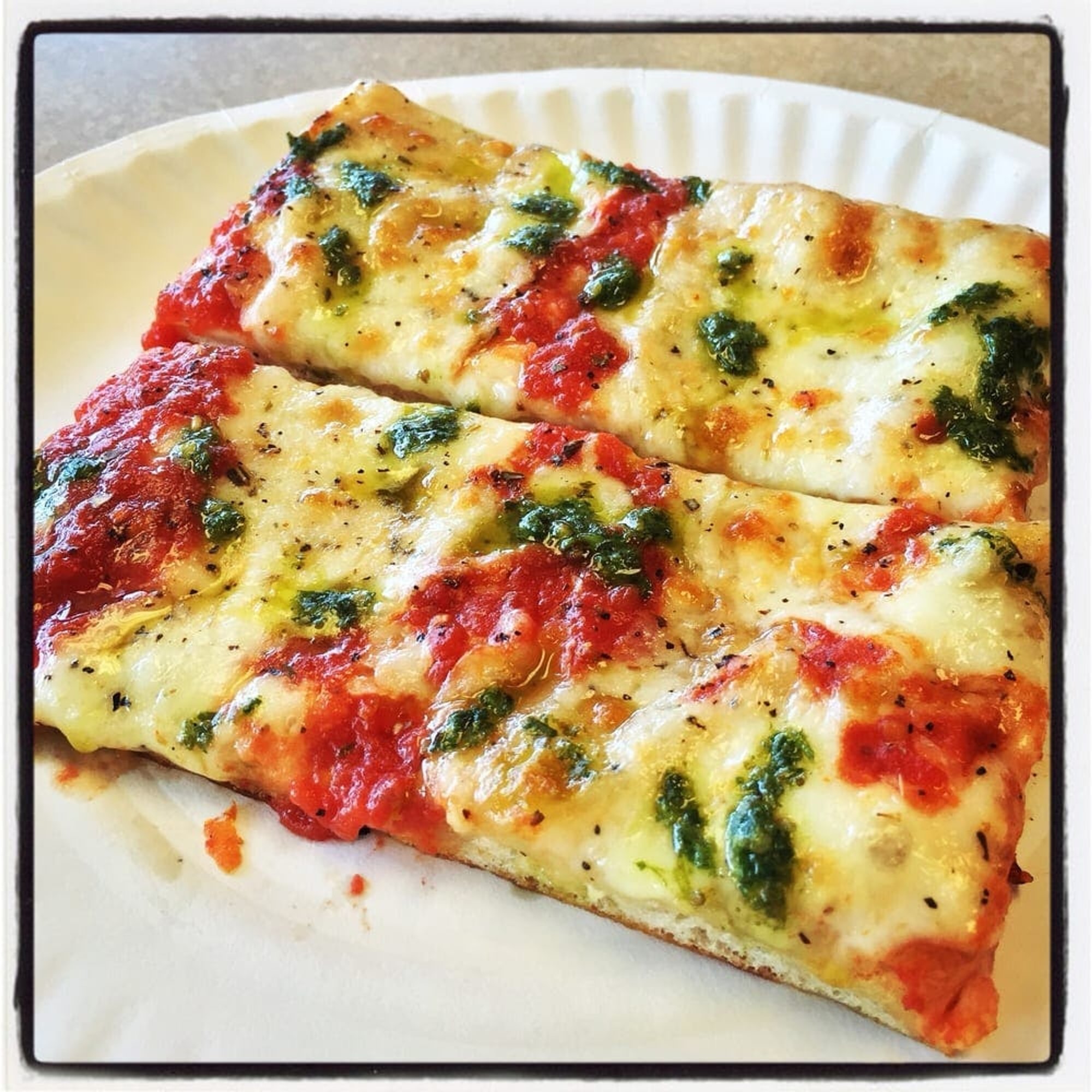 Grandma Pizza Slice