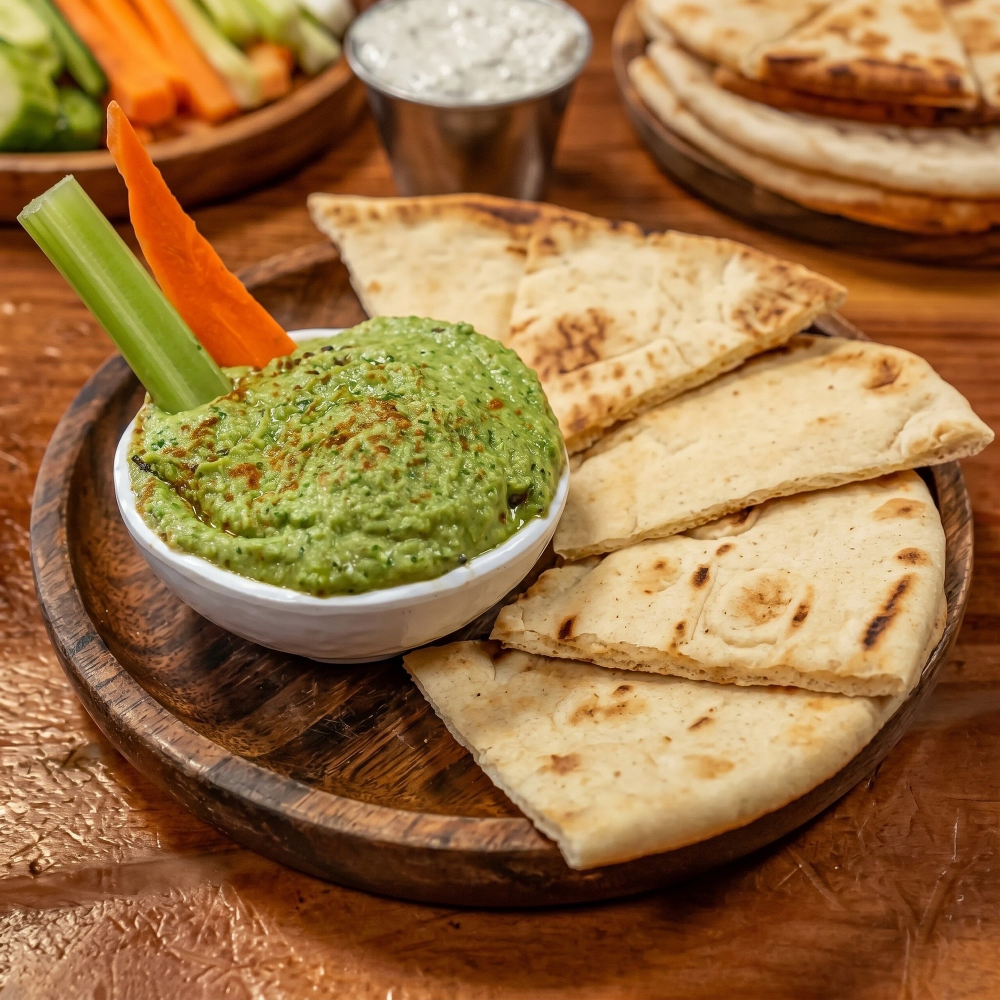 Cilantro Jalapeño Hummus