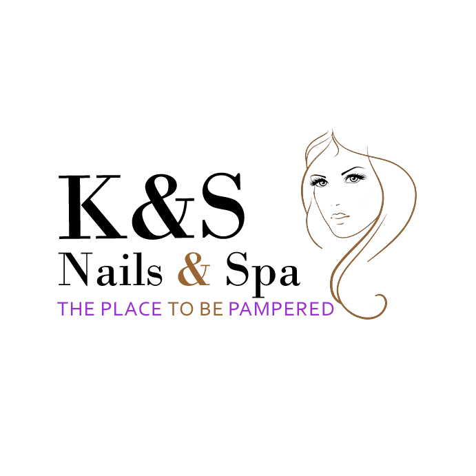 K &amp; S Nails &amp; Spa Logo