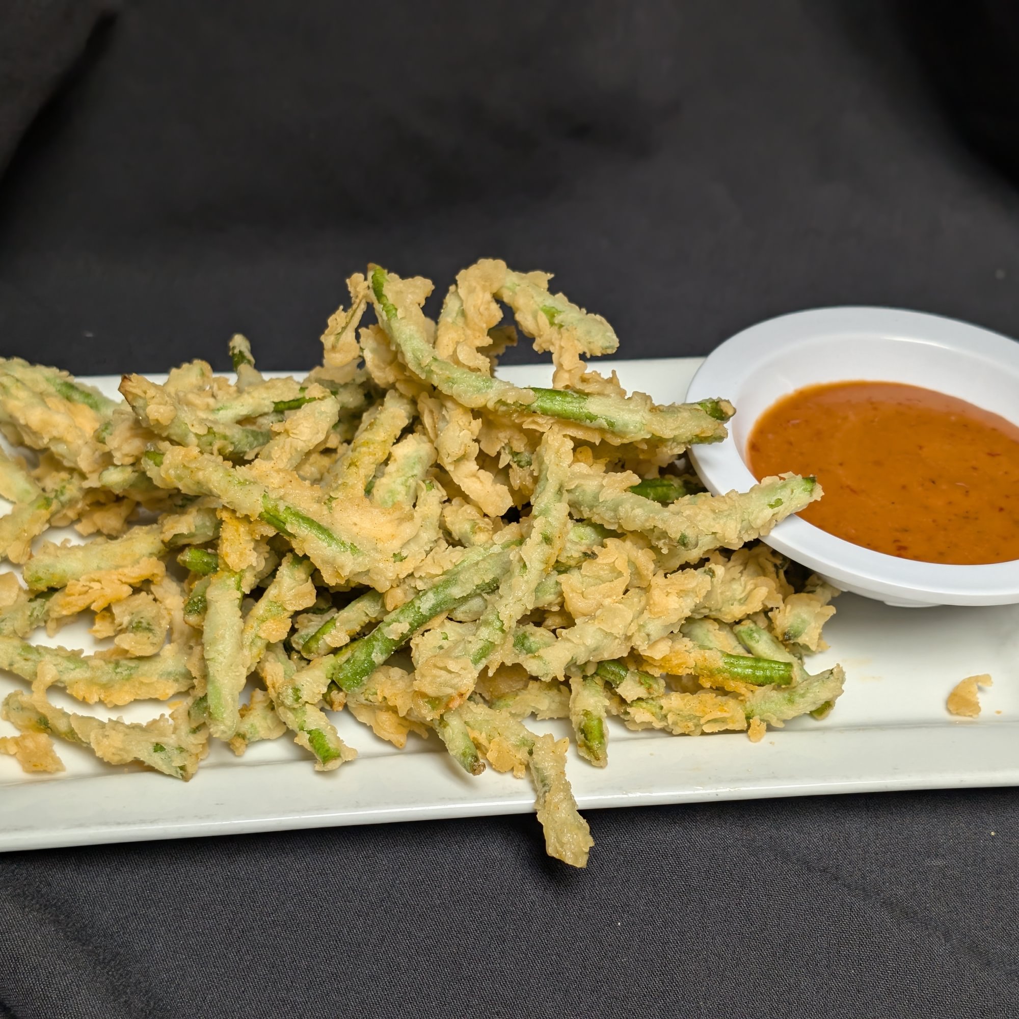 Fried green beans