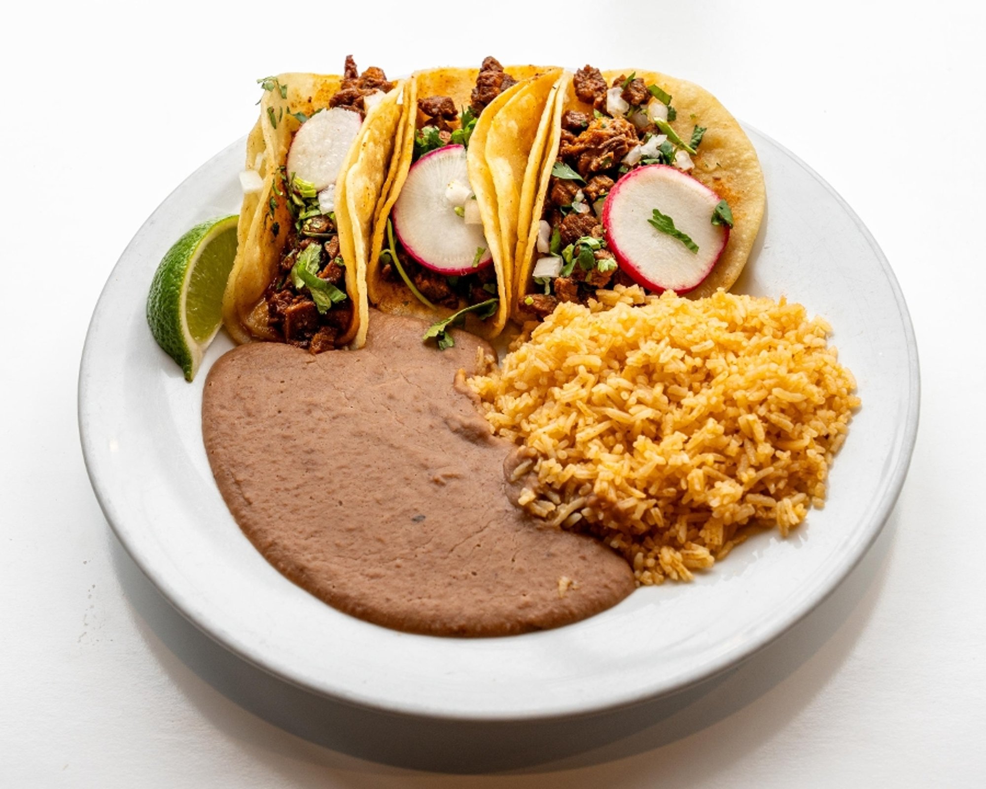 Carne Asada Taco Platter