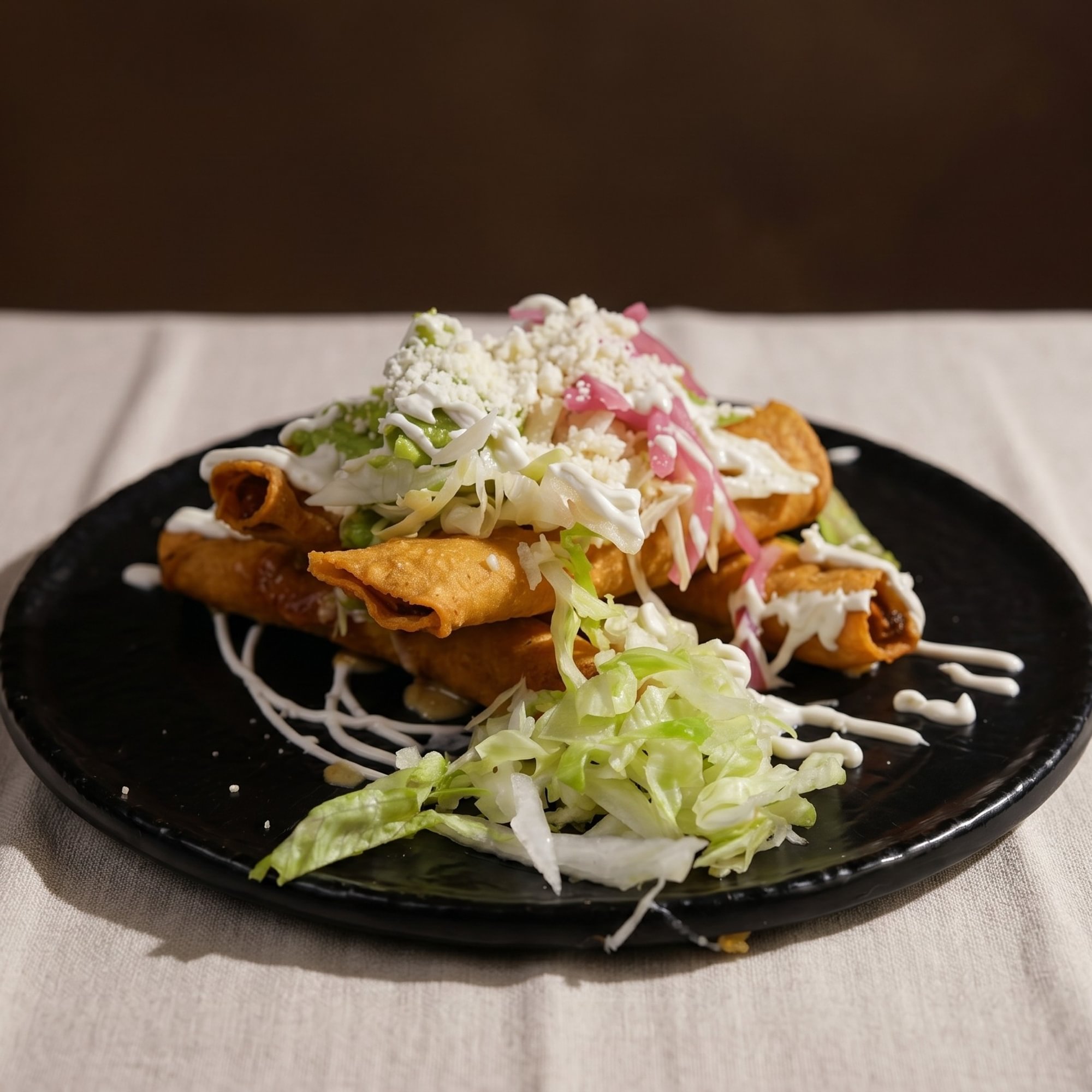 Chicken Flautas (Rolled Chicken Tacos)