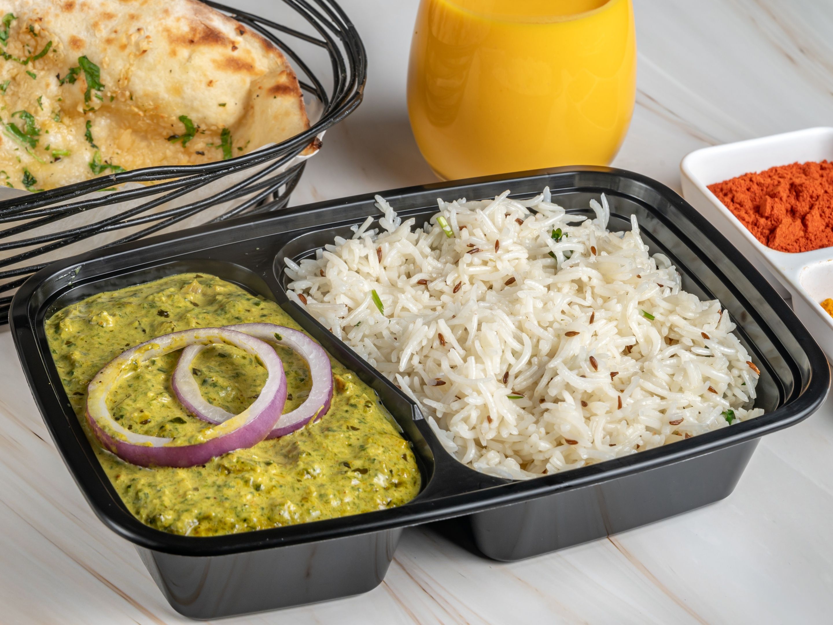 Saag Paneer Lunch