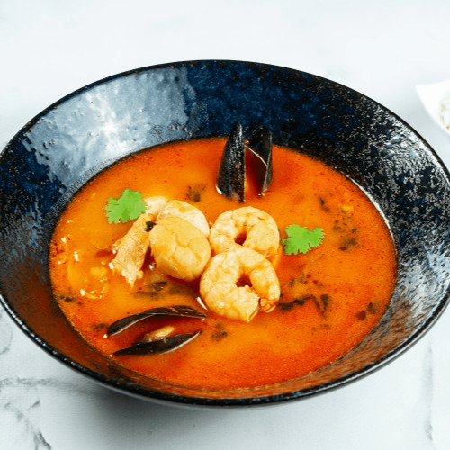 Tom Yum (Thai Hot & Sour Soup) (Bowl)