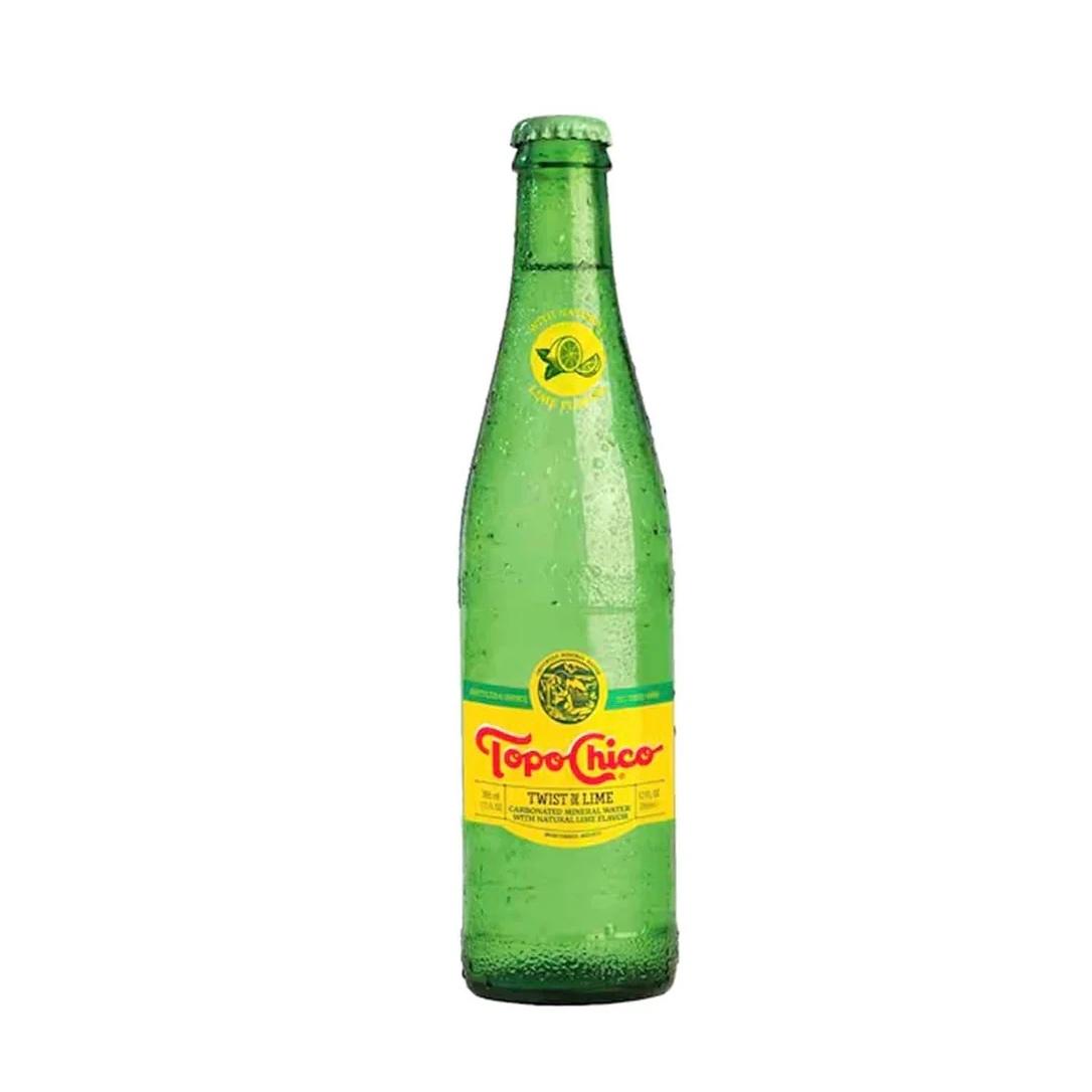 Topo Chico Mineral Water Twist of Lime Glass Bottle 12oz