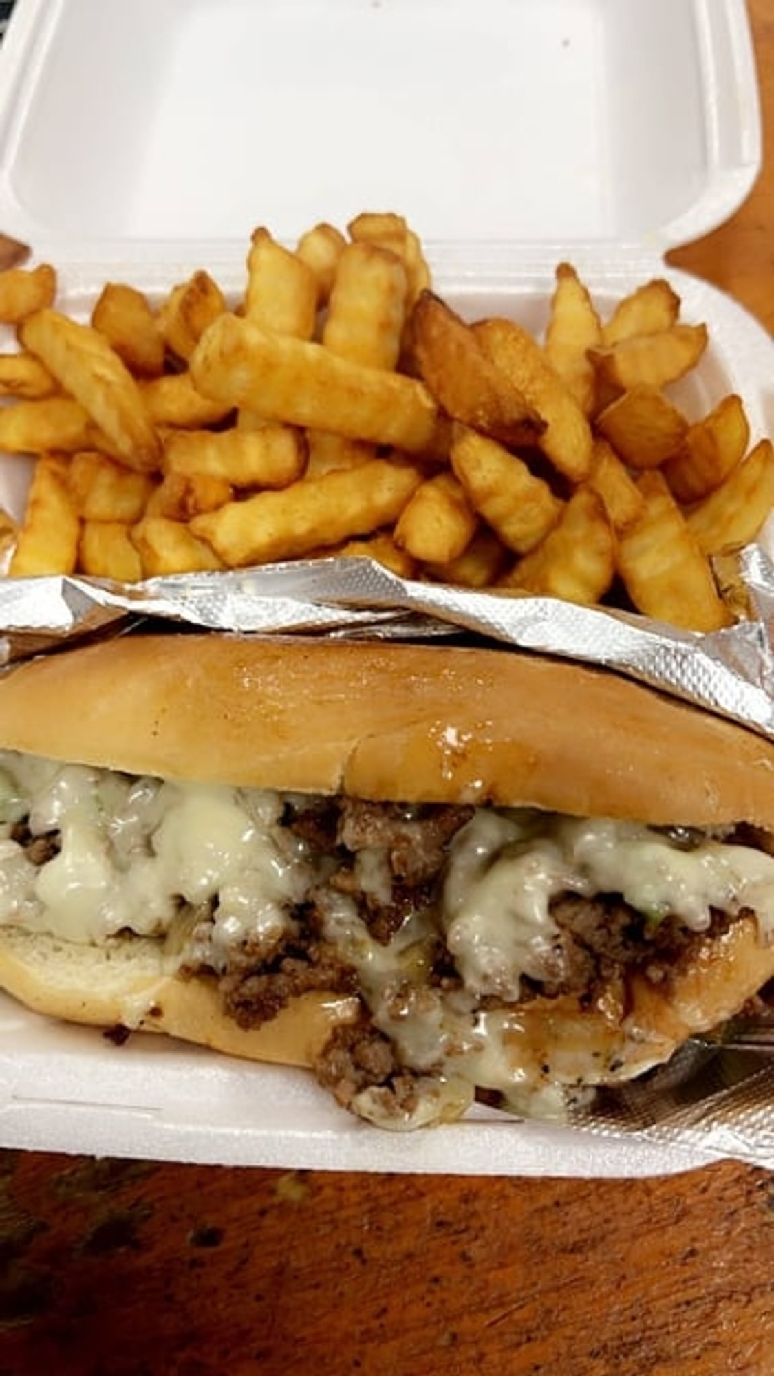 Beef Philly Cheese Steak & 1 Side