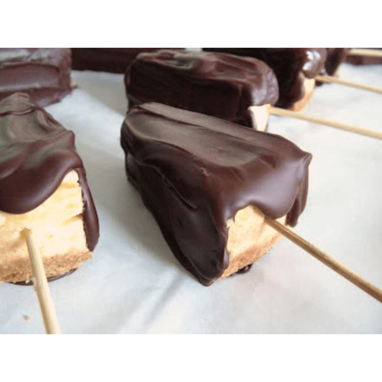 Chocolate Dipped Whipped Cheesecake Pop
