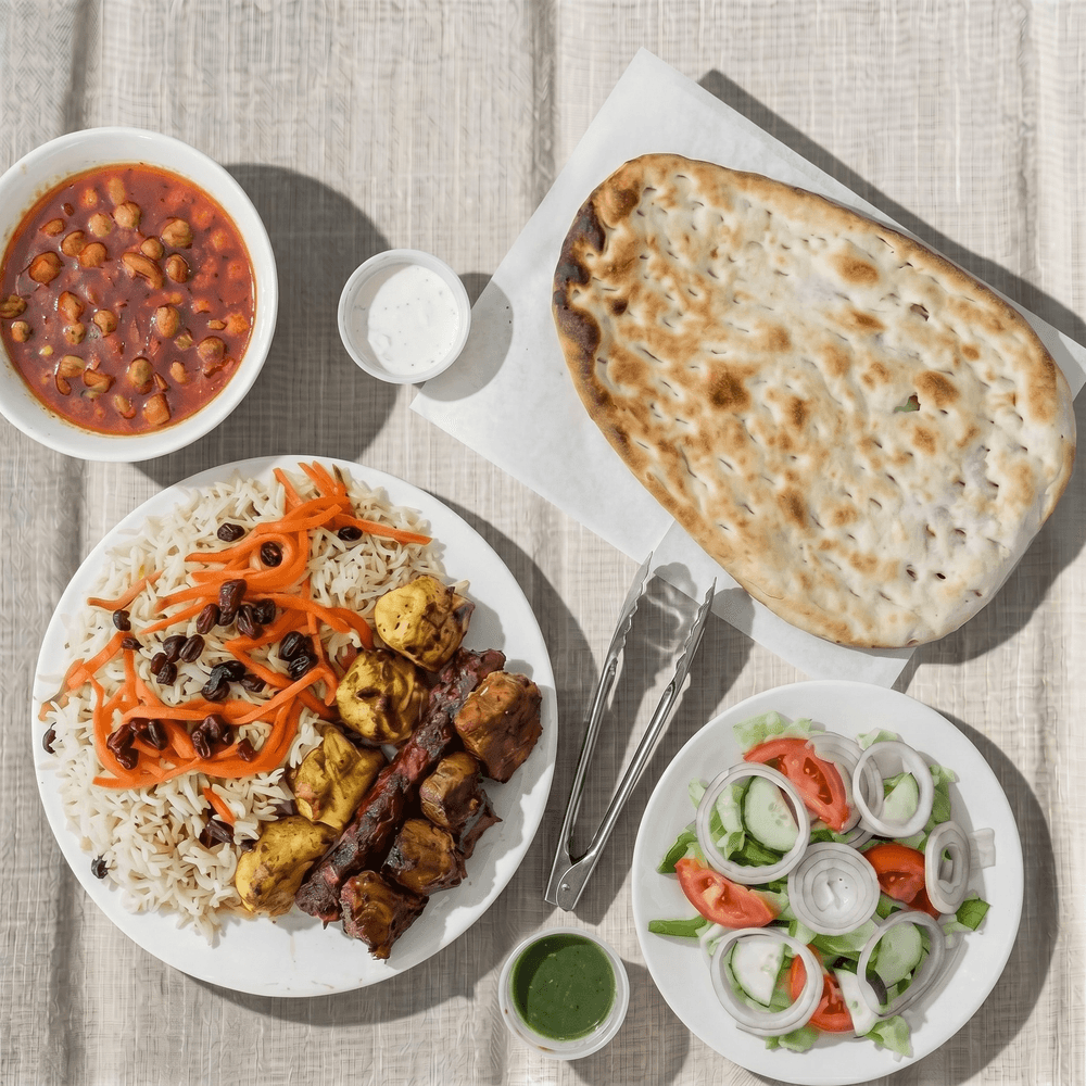 Chicken, Lamb & Kofta Platter