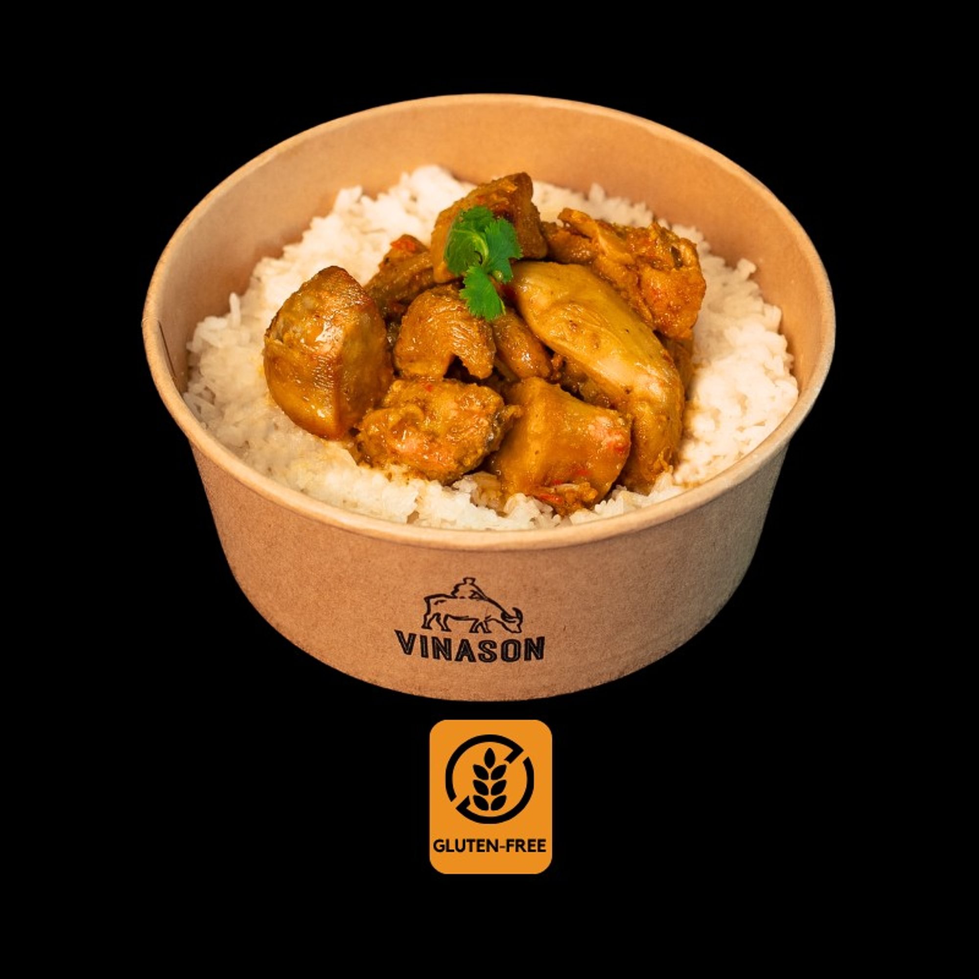 Coconut Chicken Curry Steamed Rice
