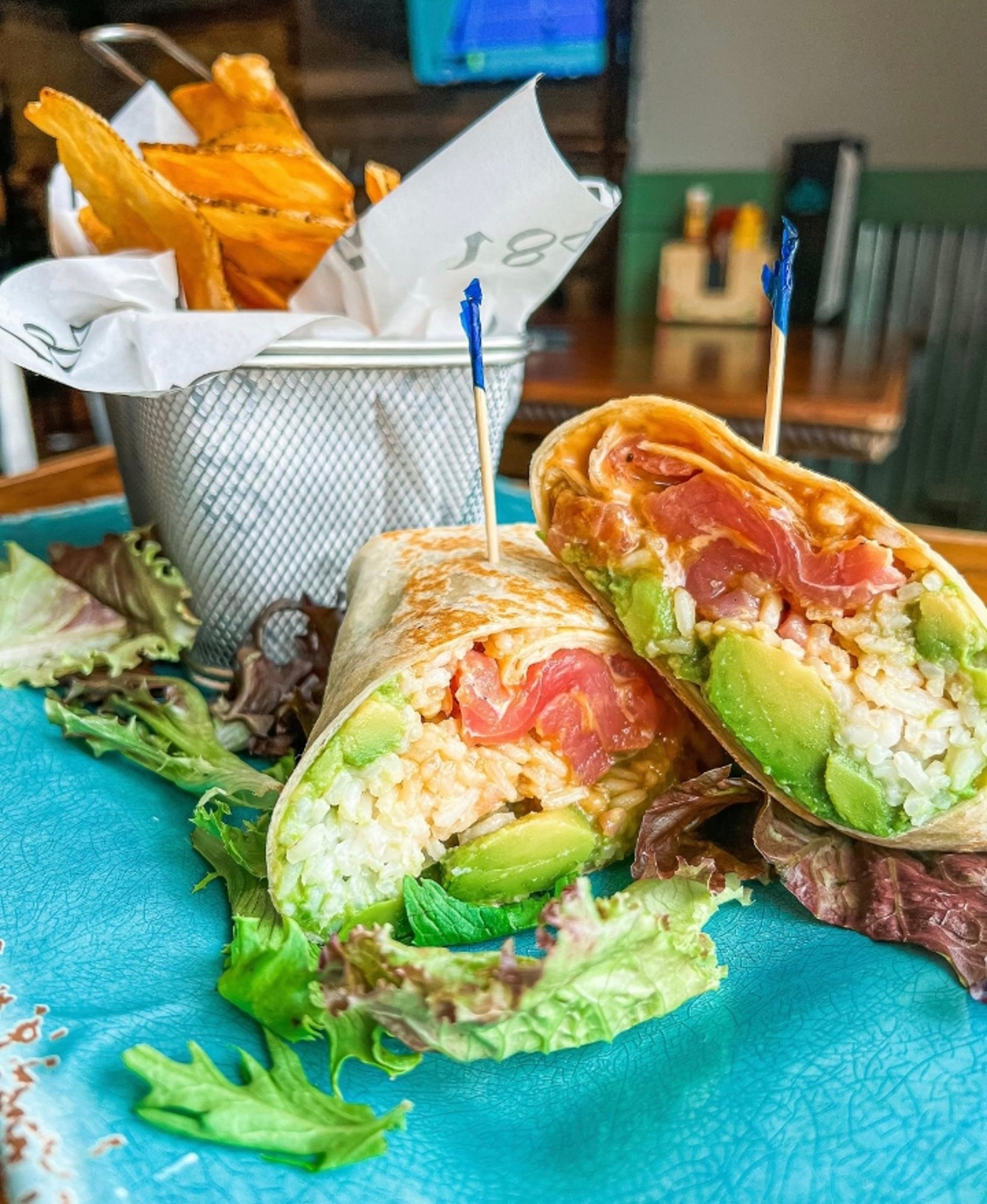 Ahi Tuna Wrap