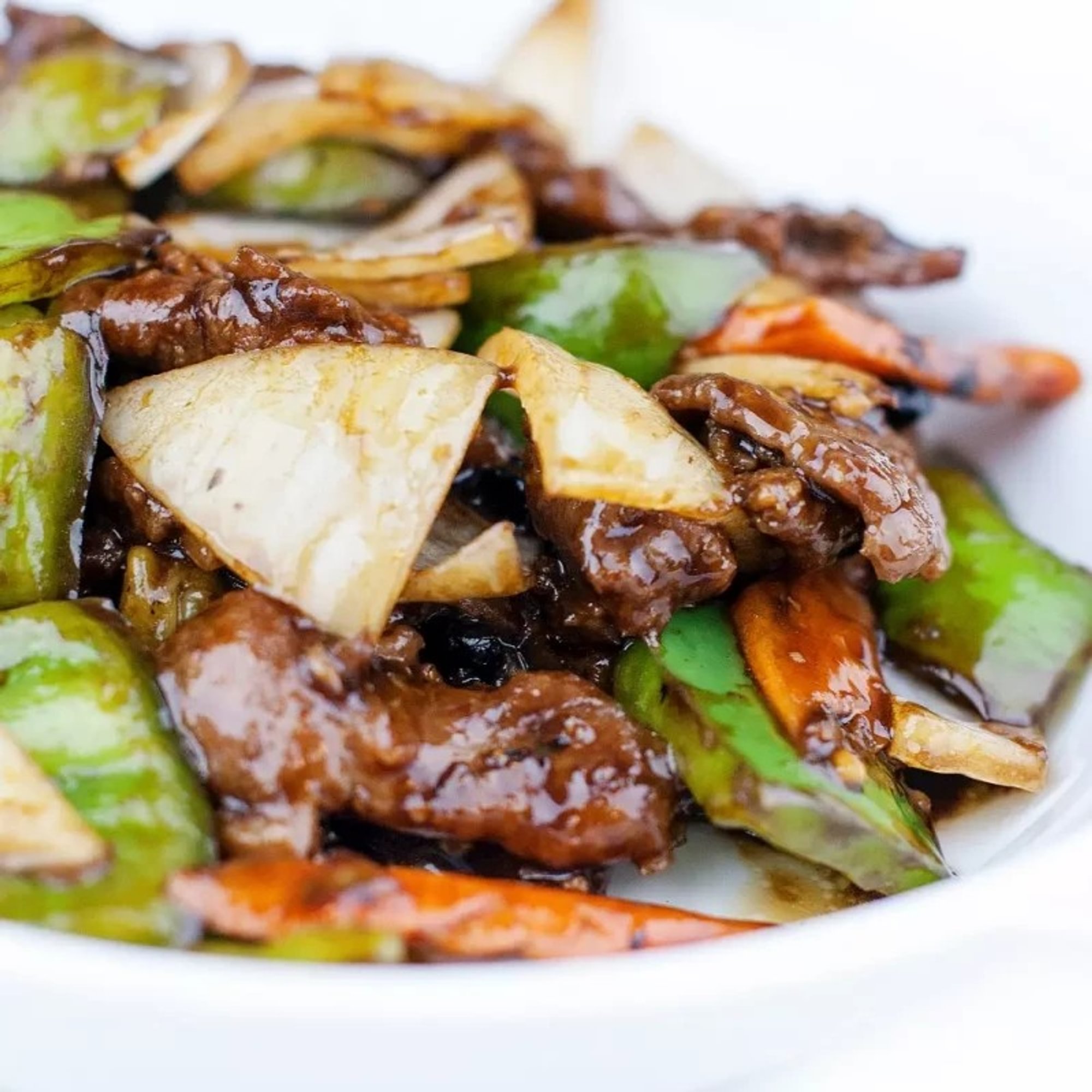 青椒牛 Beef with Green Peppers