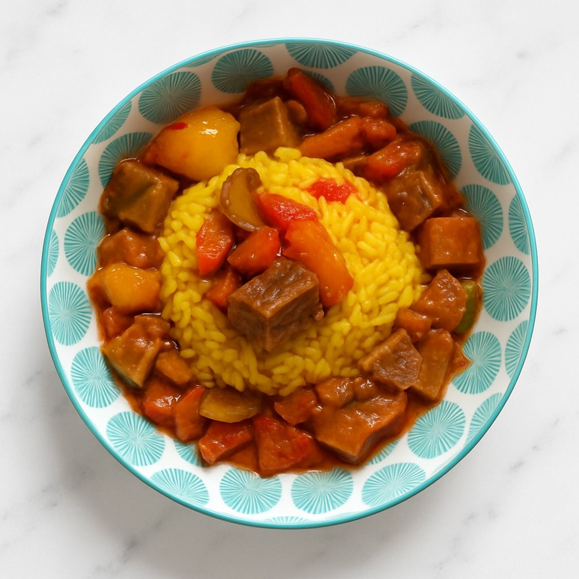 Vegetable Stew with Zad's Rice