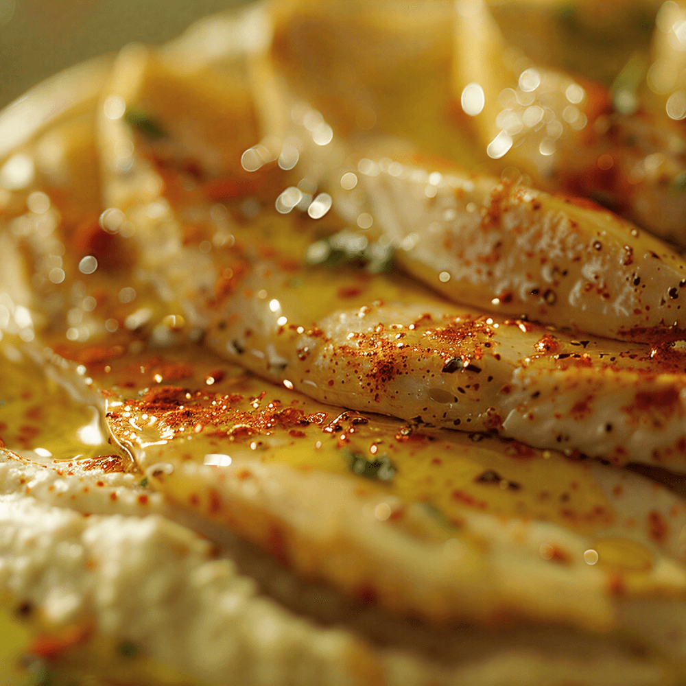 Hummus with Chicken Shawarma