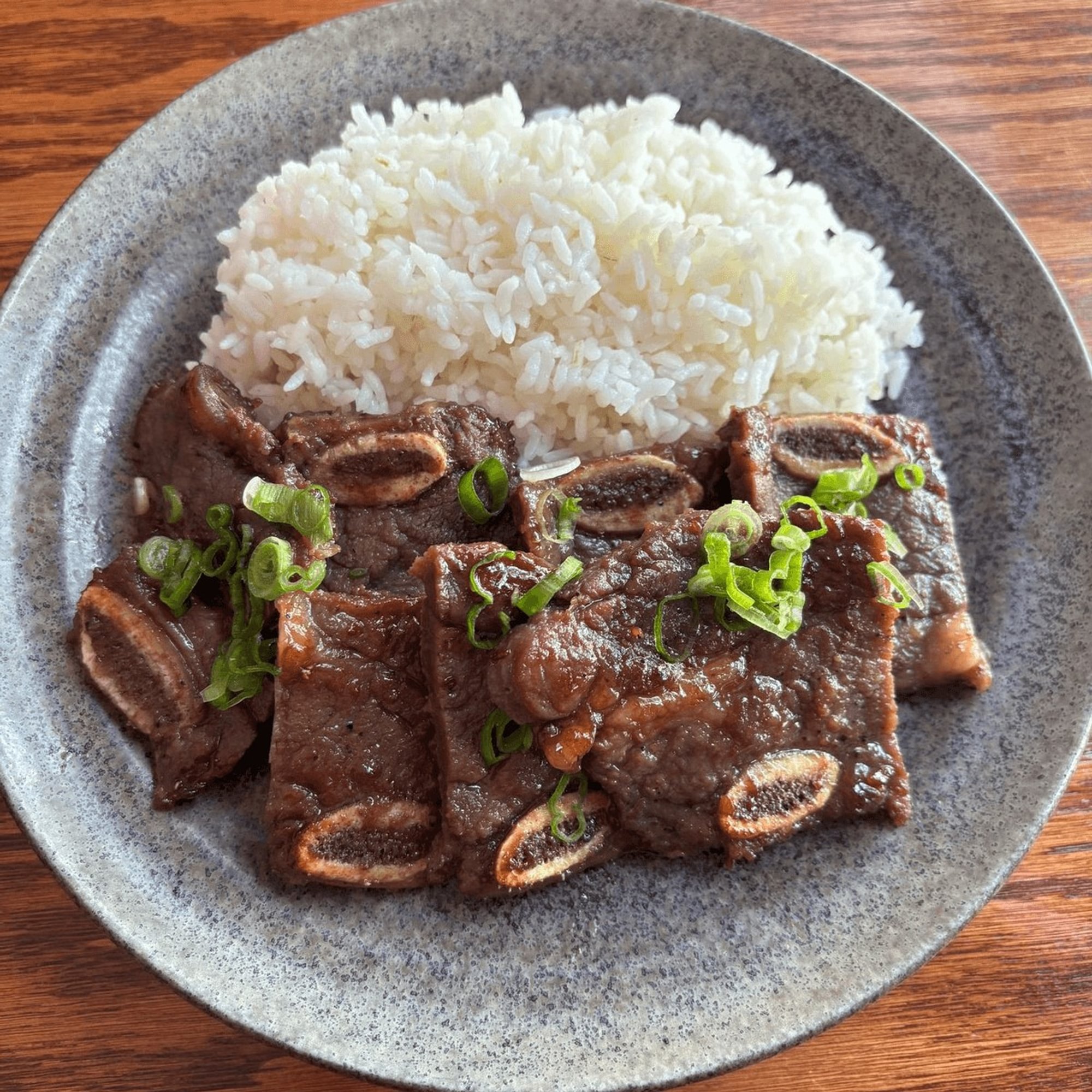 Kalbi (Beef Short Ribs) Platter