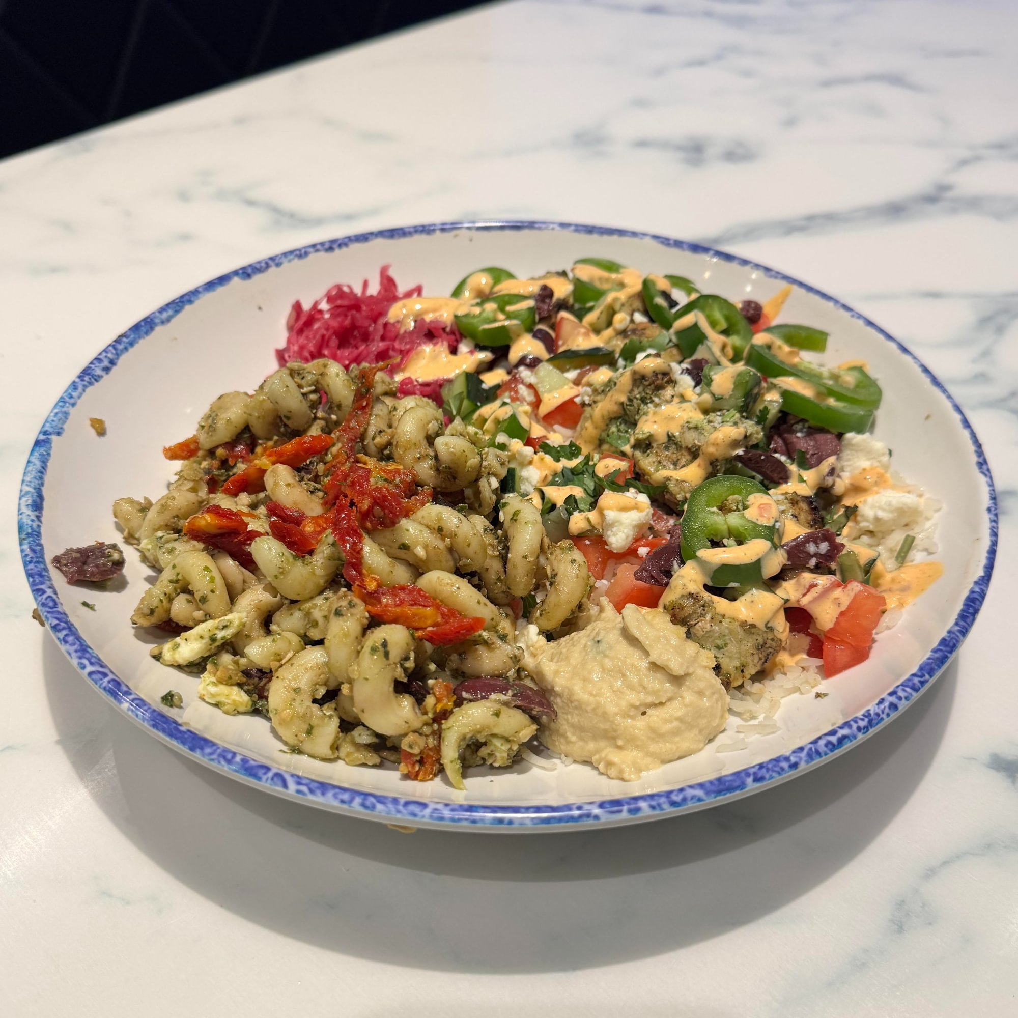 Spicy Chicken Kabob Bowl