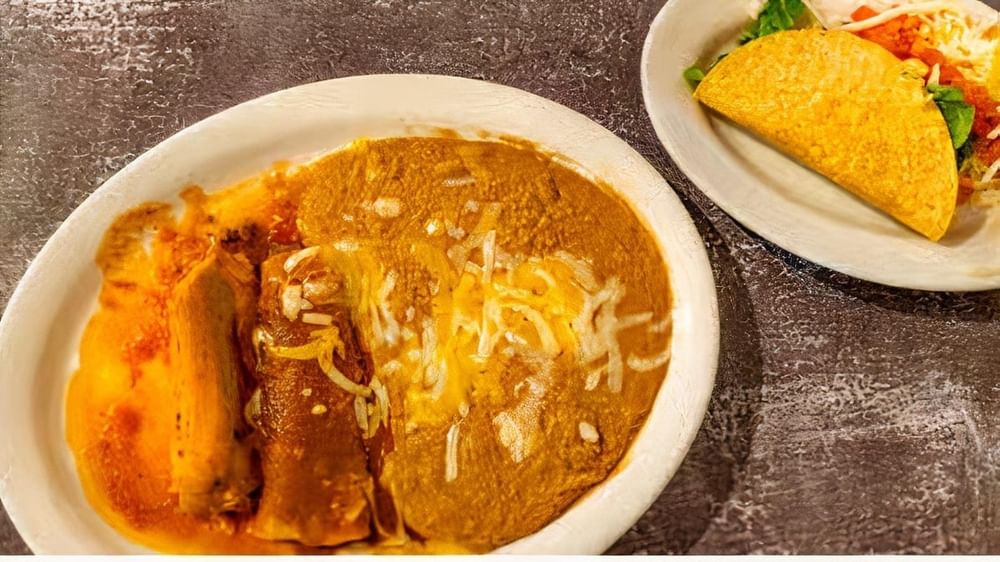 G. One Beef Enchilada, One Tamale & Beef Taco