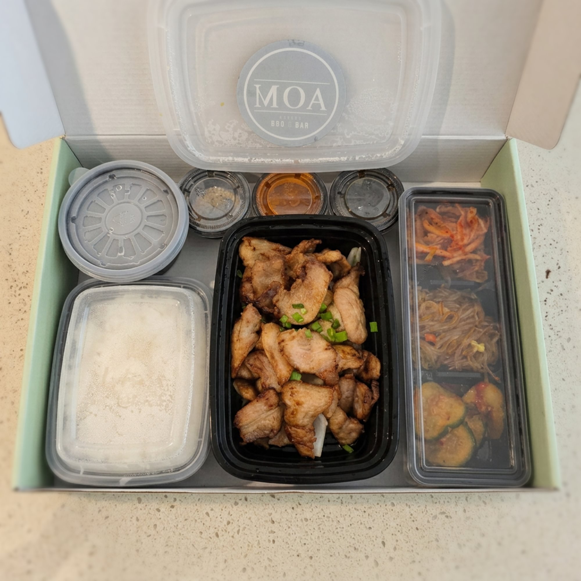 Meat Platter with Korean BBQ