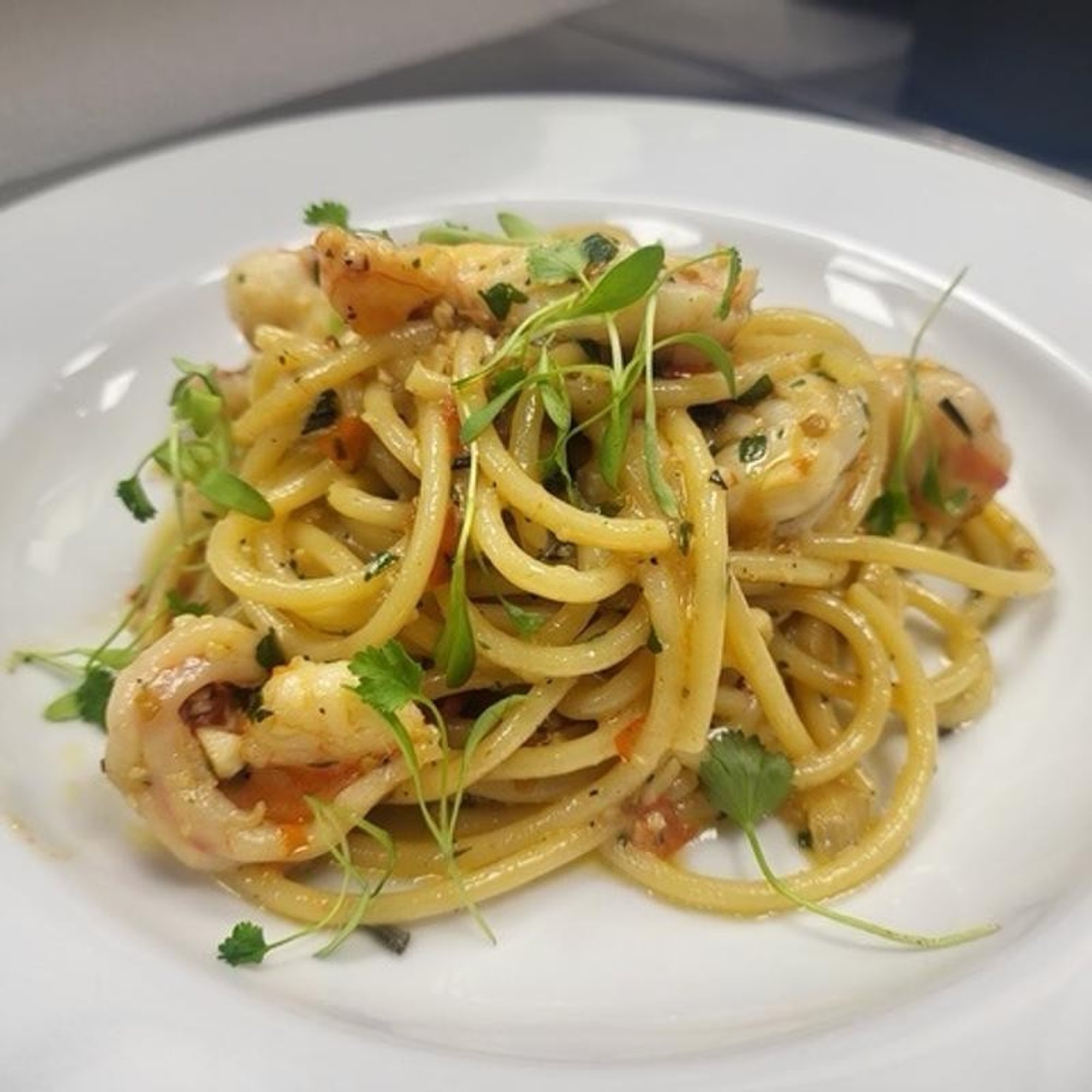 Garlic Shrimp Pasta