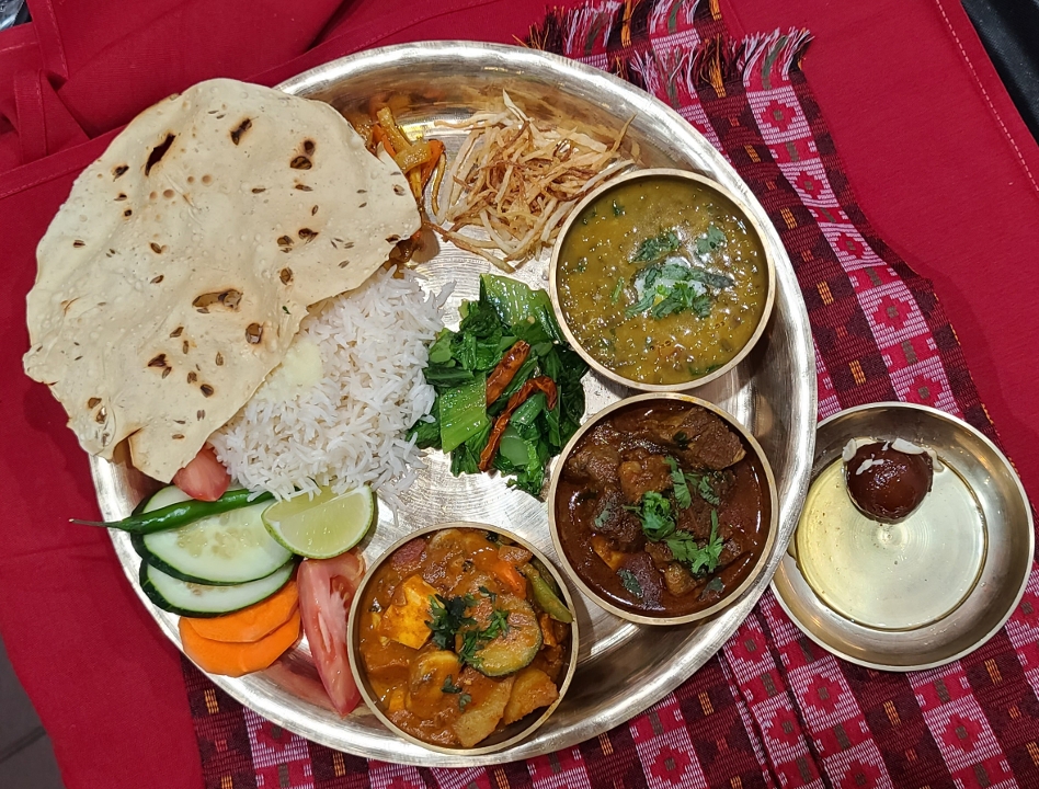Goat Thakali Thali