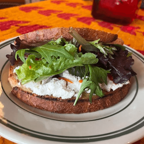 Goat Cheese, Sundried Tomatoes Sandwich