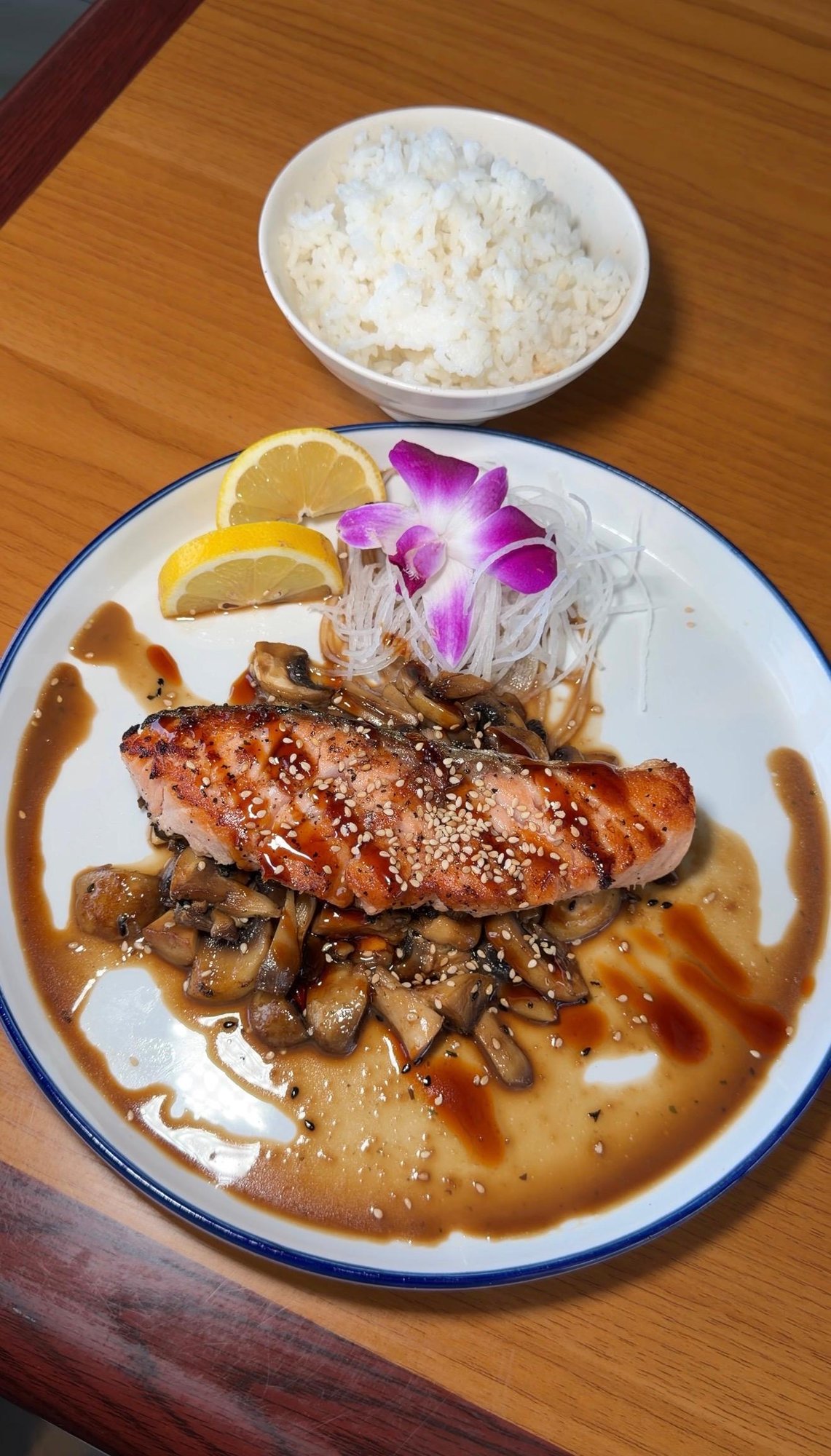 CC7- Salmon Teriyaki Plate