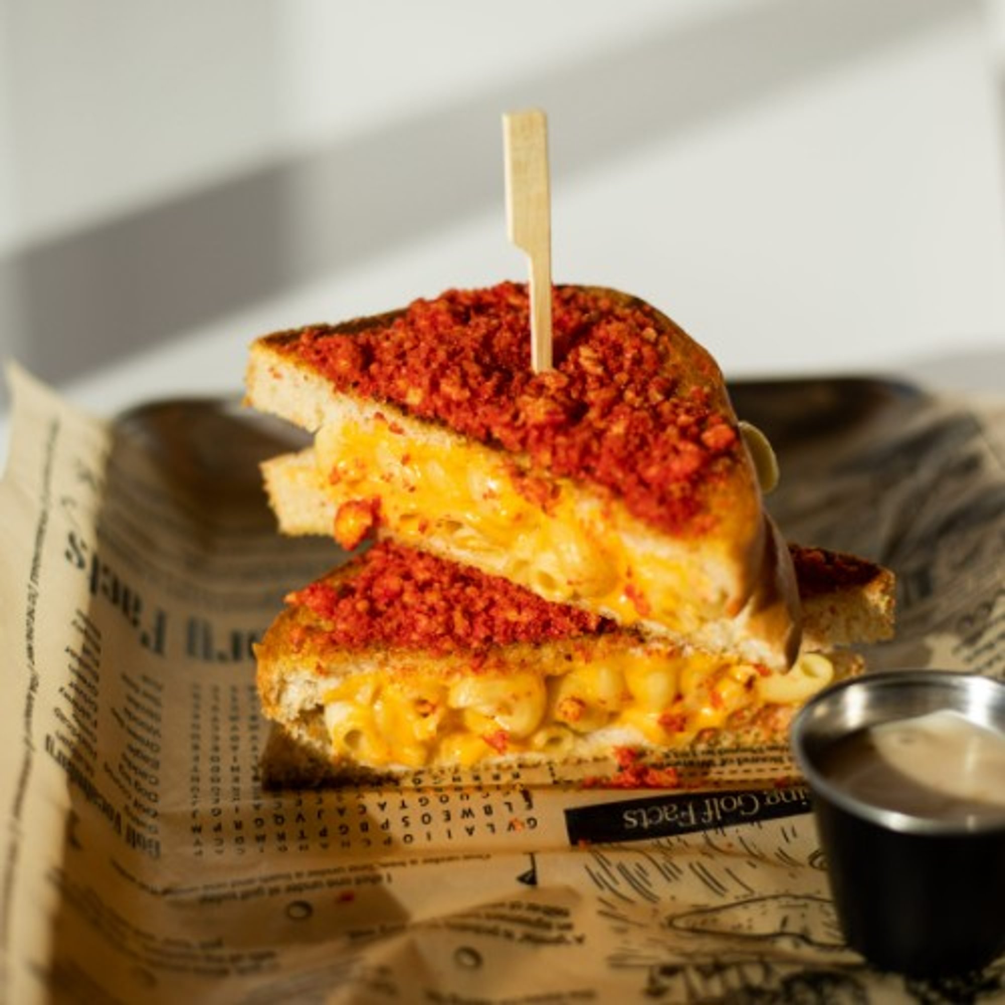 The Flamin' Malden Grilled Cheese