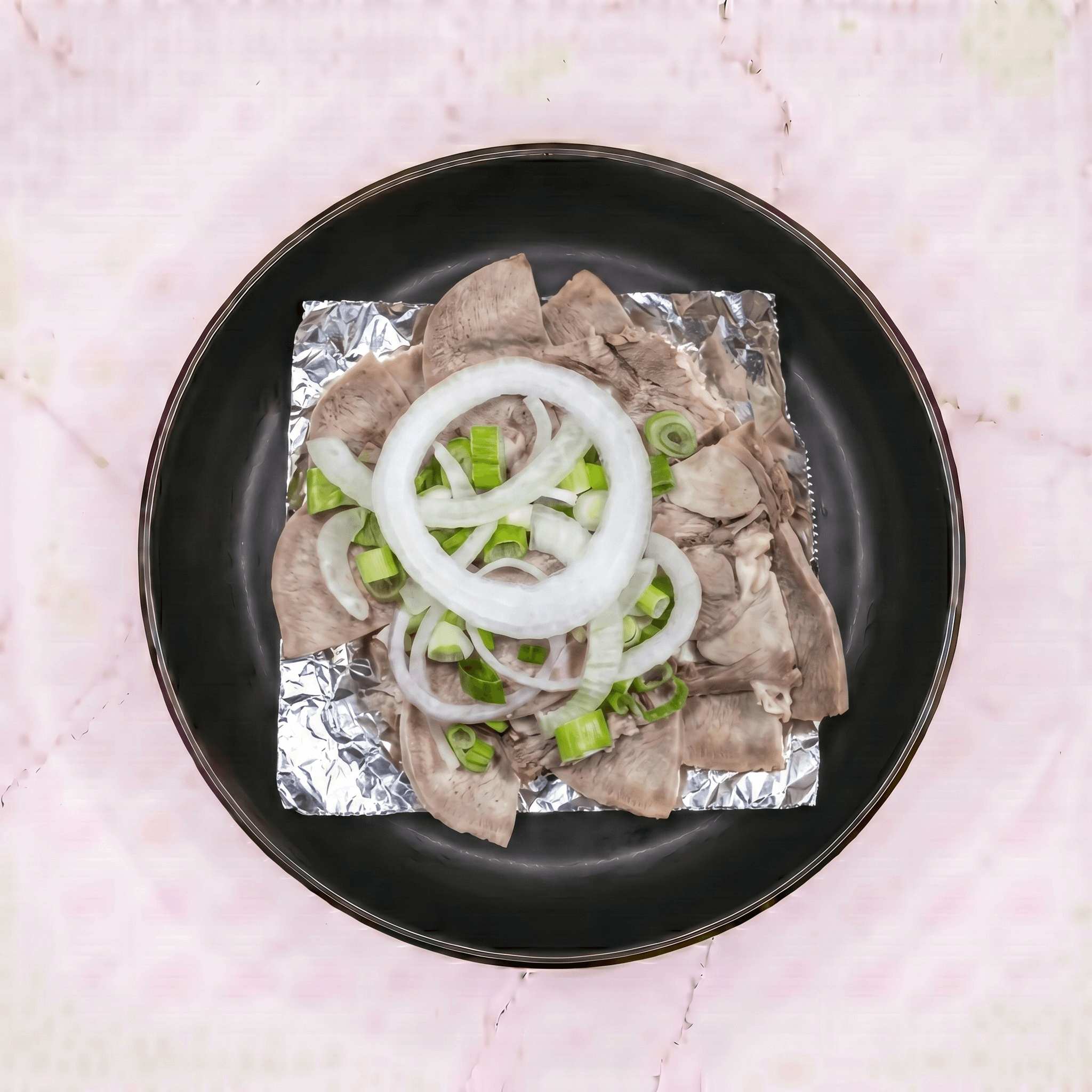 Small Plate of Cow Tongue (Dia Luoi Bo)