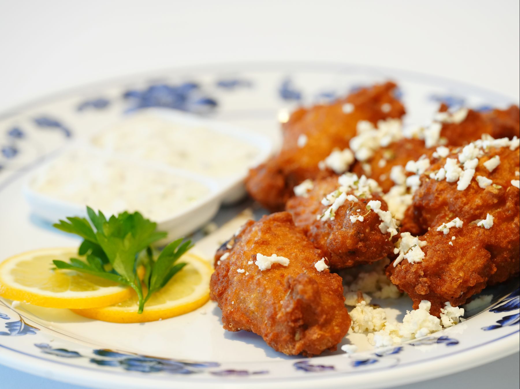 Greek Chicken Wings Side