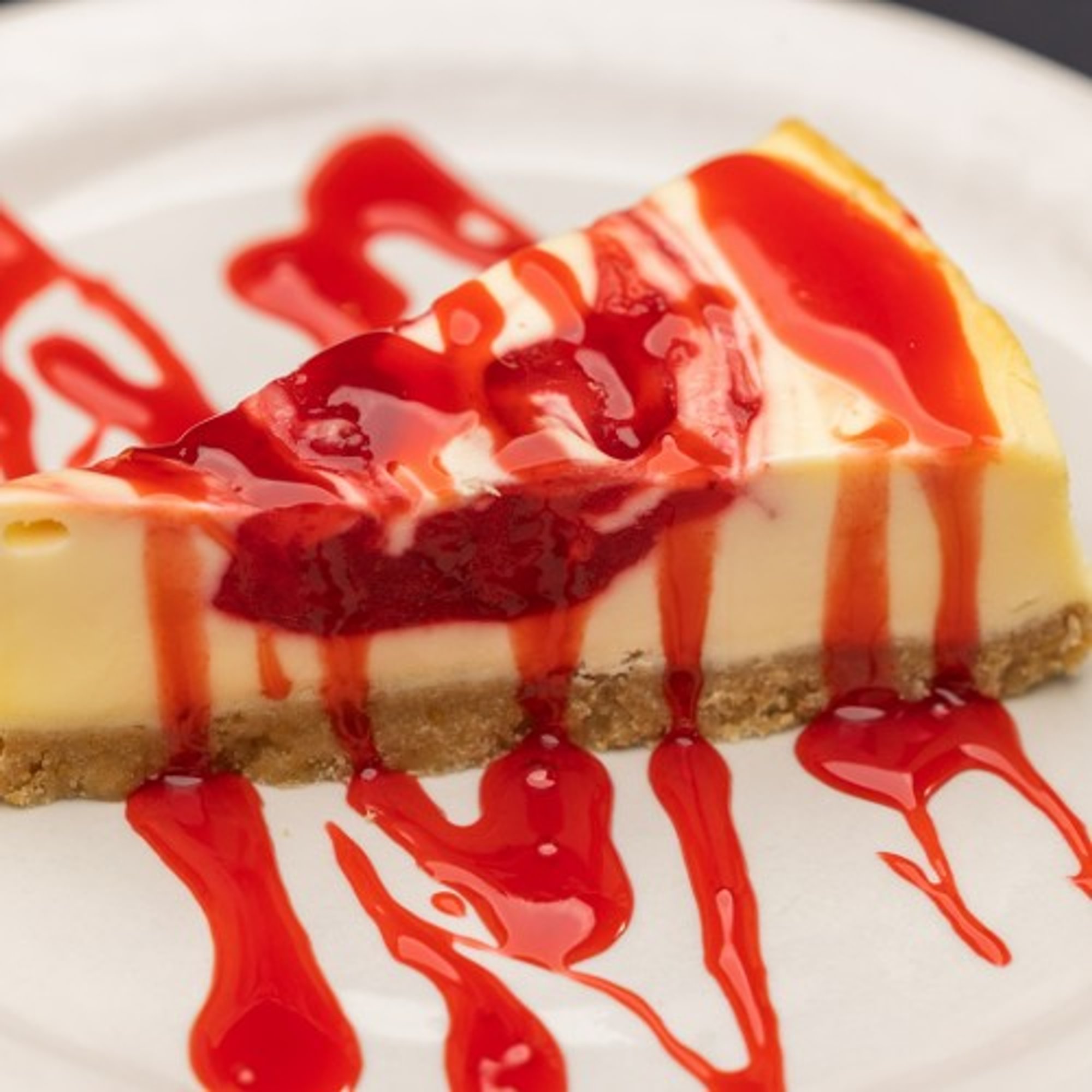 Strawberry Swirl Cheesecake