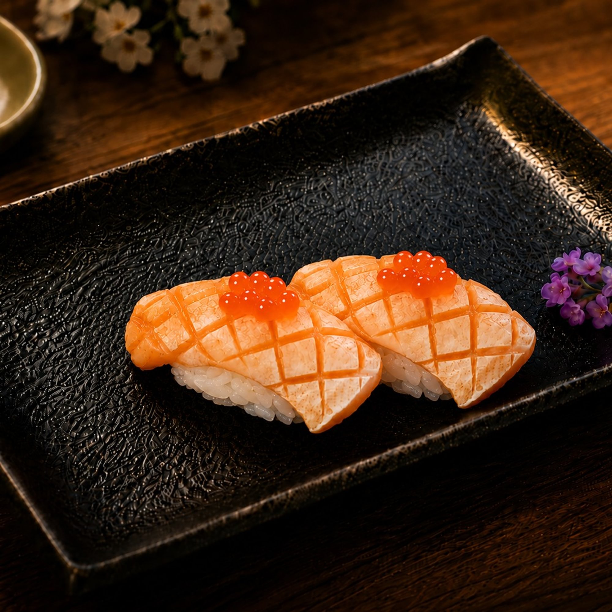 Salmon Belly/ Sake Toro Sushi (2pcs)