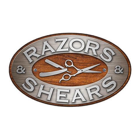 Razors and Shears Barber Shop Logo