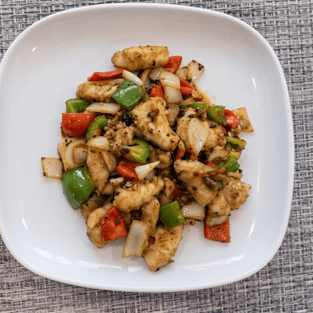 Fish Fillet with Black Bean Sauce / 豉椒班片
