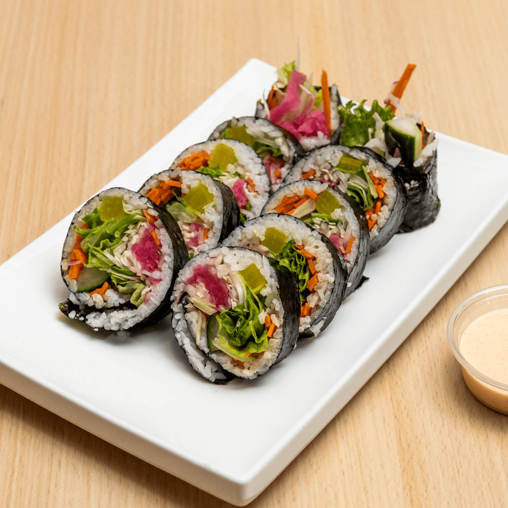 Vegetable Gimbap (Korean Rice Roll)