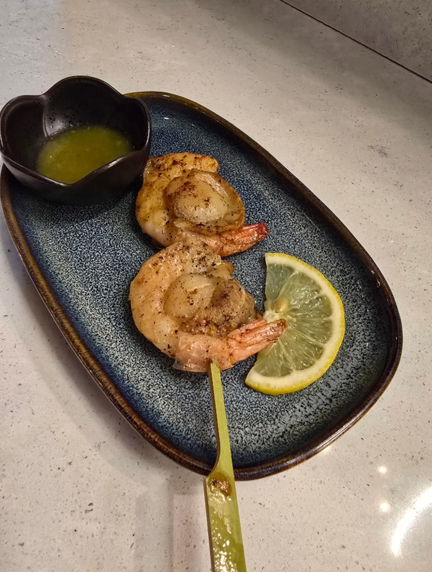 Ebi Hotate (1 skewer)