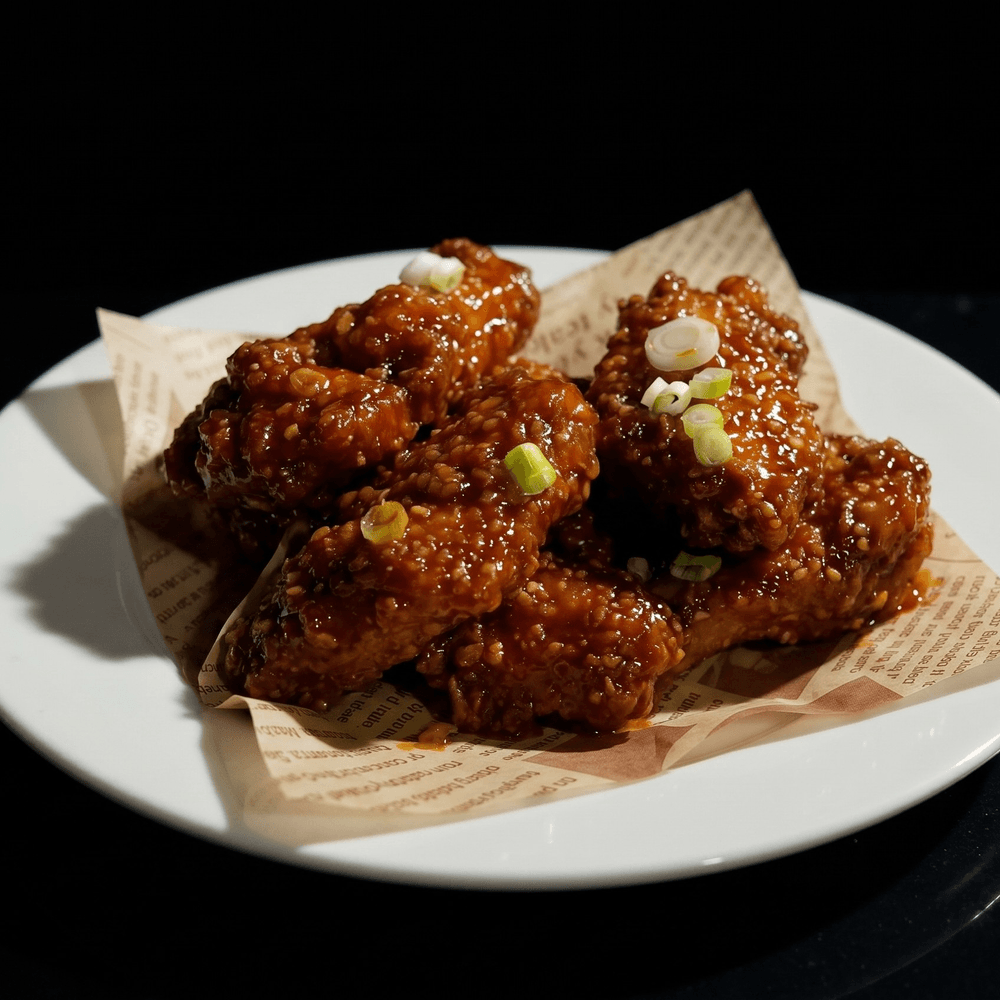 Korean Honey Gochujang Chicken Wings
