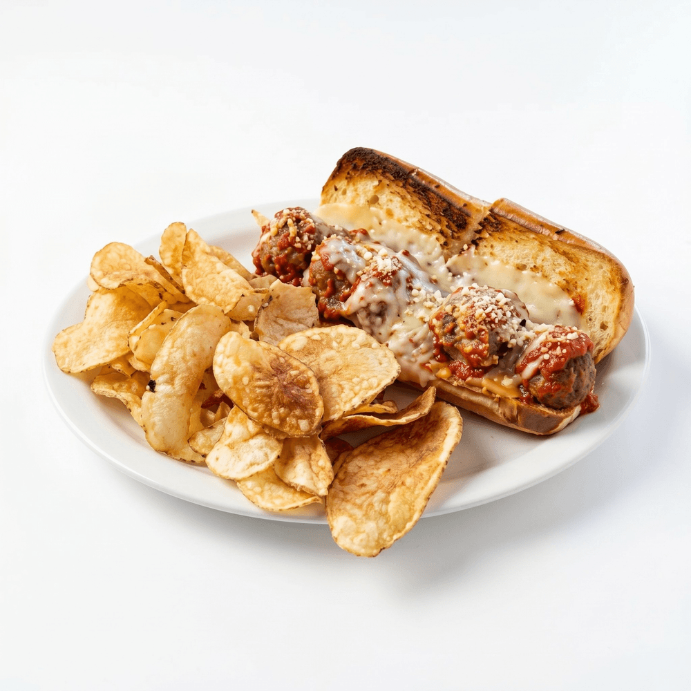 Homemade Meatball Hoagie