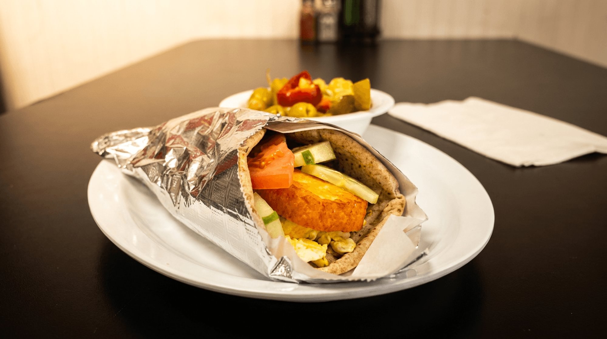 Palestinian Breakfast Sandwich