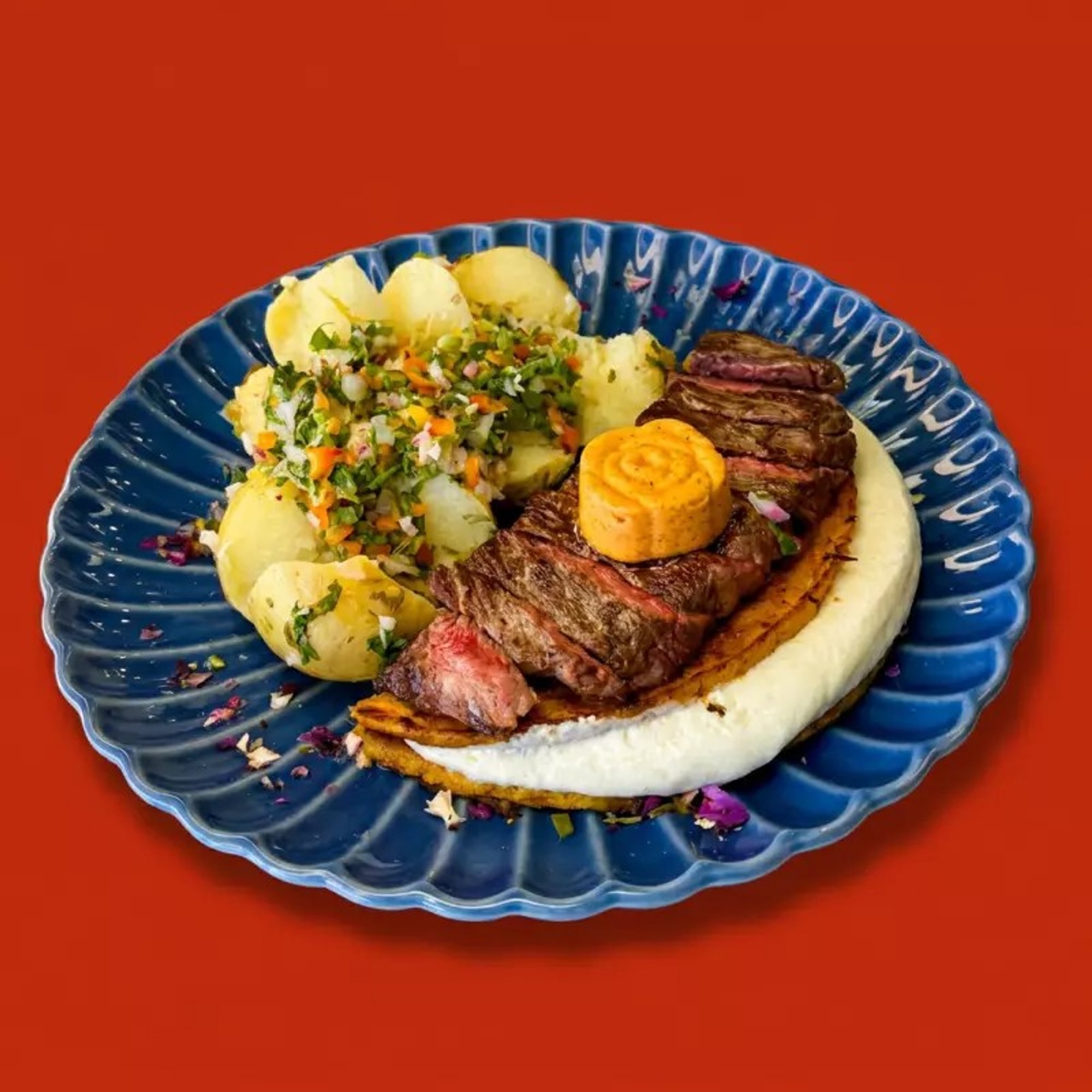 Grilled Cachapa