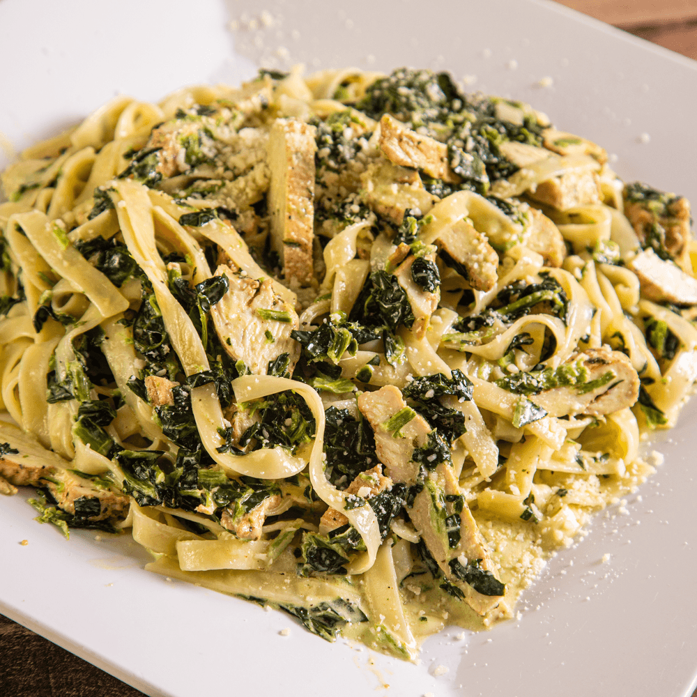 Chicken Spinach Alfredo Lunch