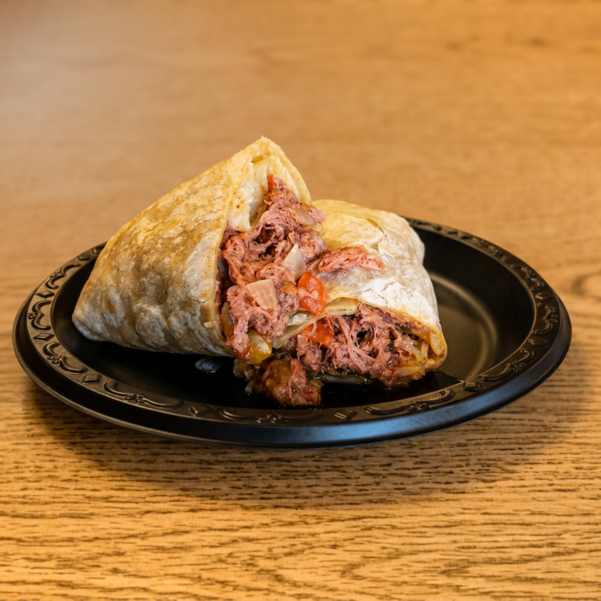 Shredded Beef Burrito