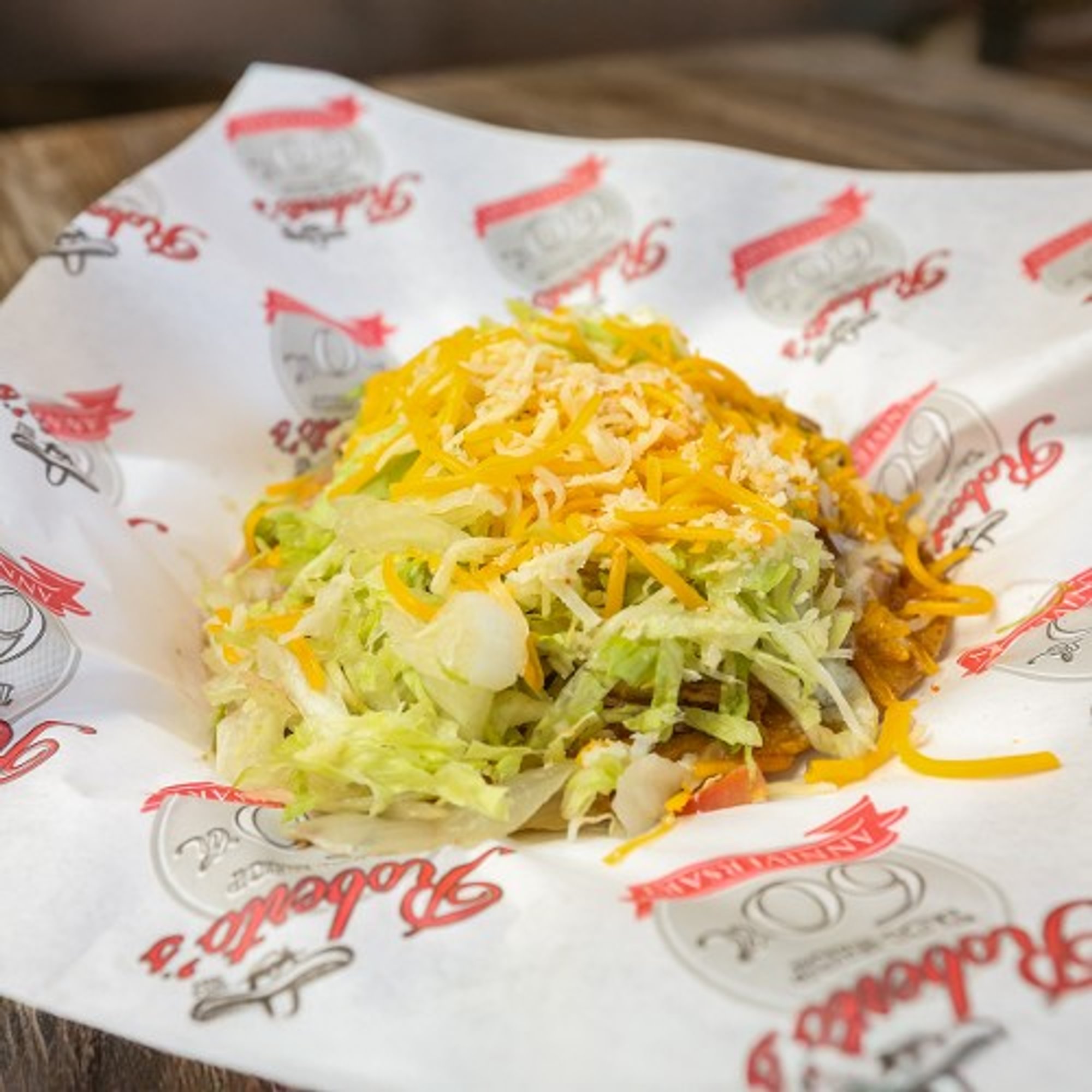 Shredded Beef Tostada