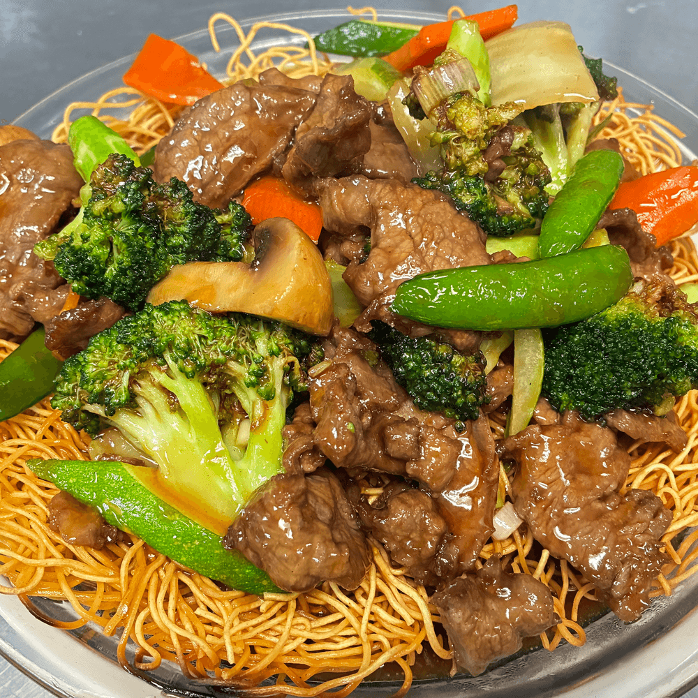 Beef Pan Fried Noodles